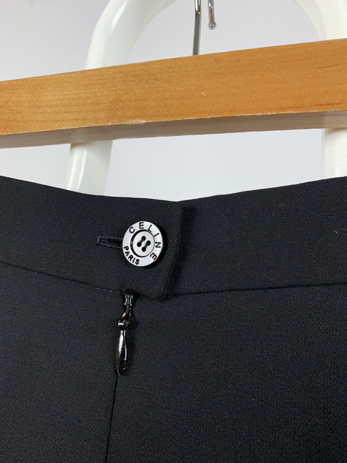 Celine Vintage Celine Paris Women’s Midi Skirt Made in France Size 32" / US 10 / IT 46 - 10 Thumbnail