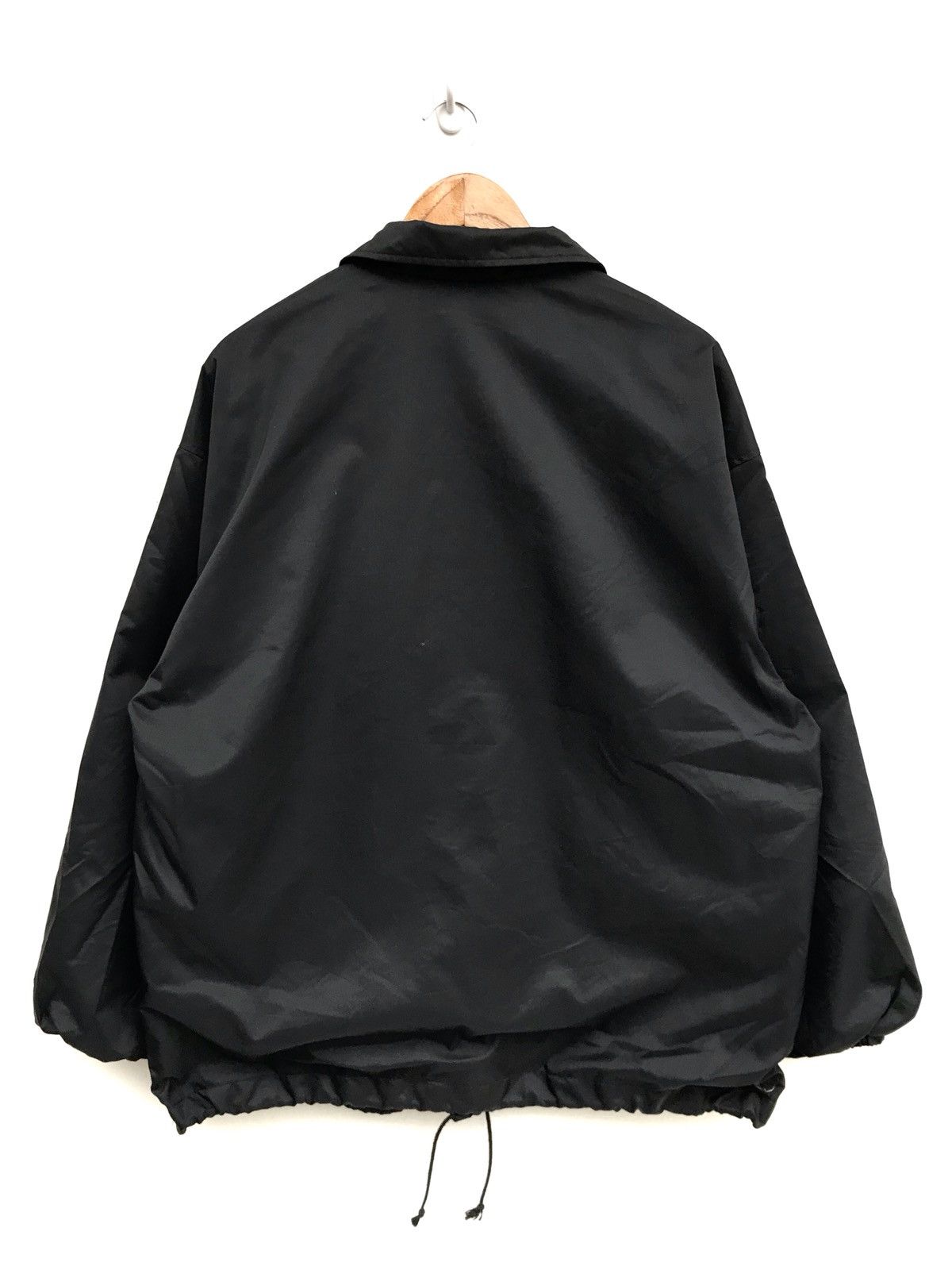 Adidas × Vintage Adidas Black Button Coach Jacket Size US M / EU 48-50 / 2 - 2 Thumbnail