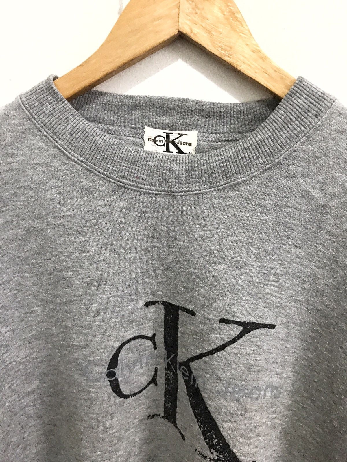 Calvin Klein Vintage Calvin Klein CK Crewneck Sweatshirt Sweater Size US M / EU 48-50 / 2 - 2 Thumbnail