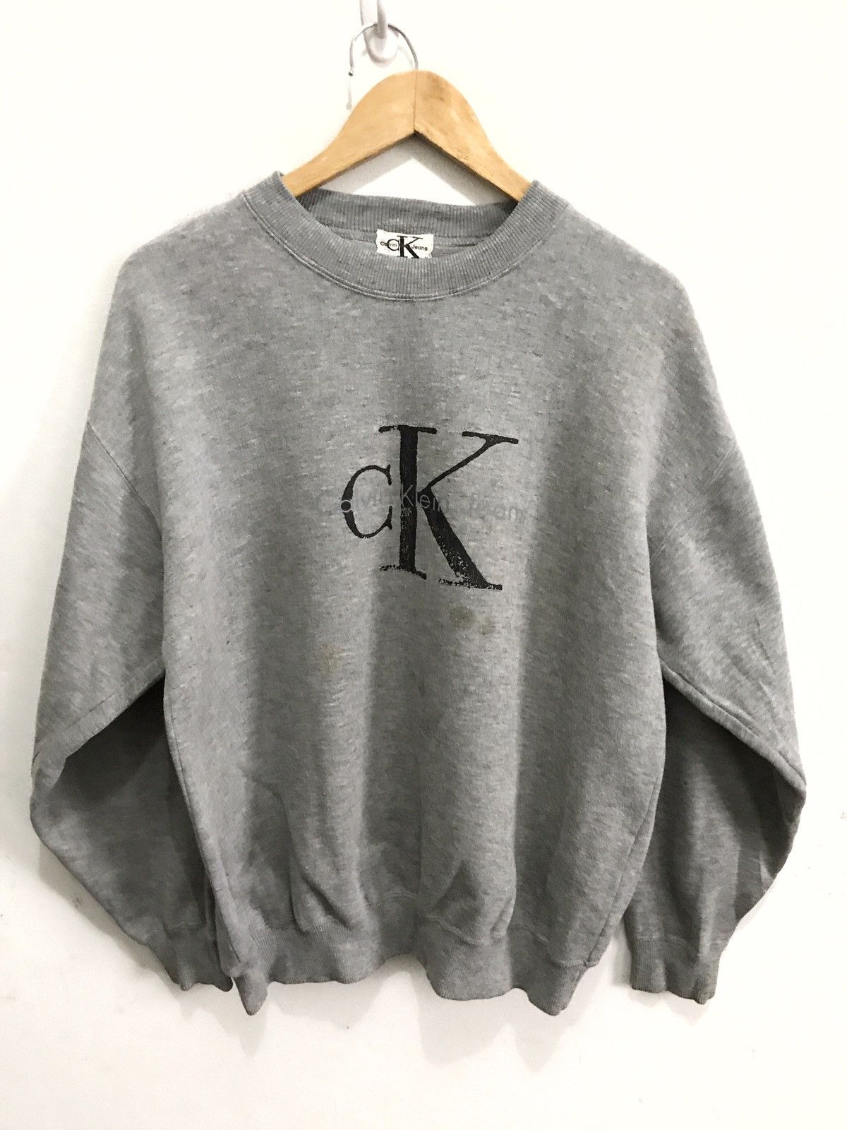 Calvin Klein Vintage Calvin Klein CK Crewneck Sweatshirt Sweater Size US M / EU 48-50 / 2 - 1 Thumbnail