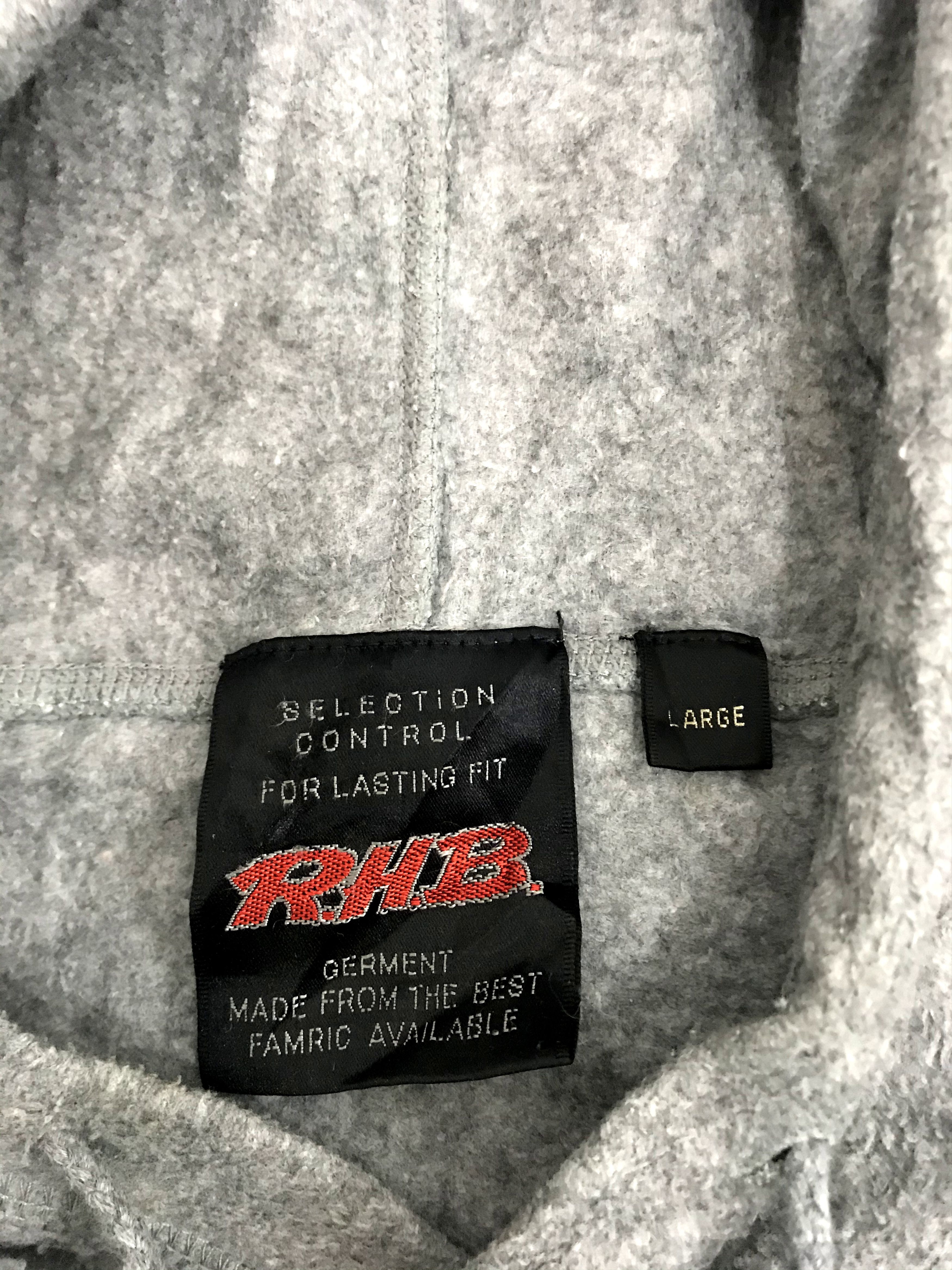 Japanese Brand × Vintage Hype Style RHB Fleece Hoodie Sweatshirt Pull Over Size US L / EU 52-54 / 3 - 5 Thumbnail