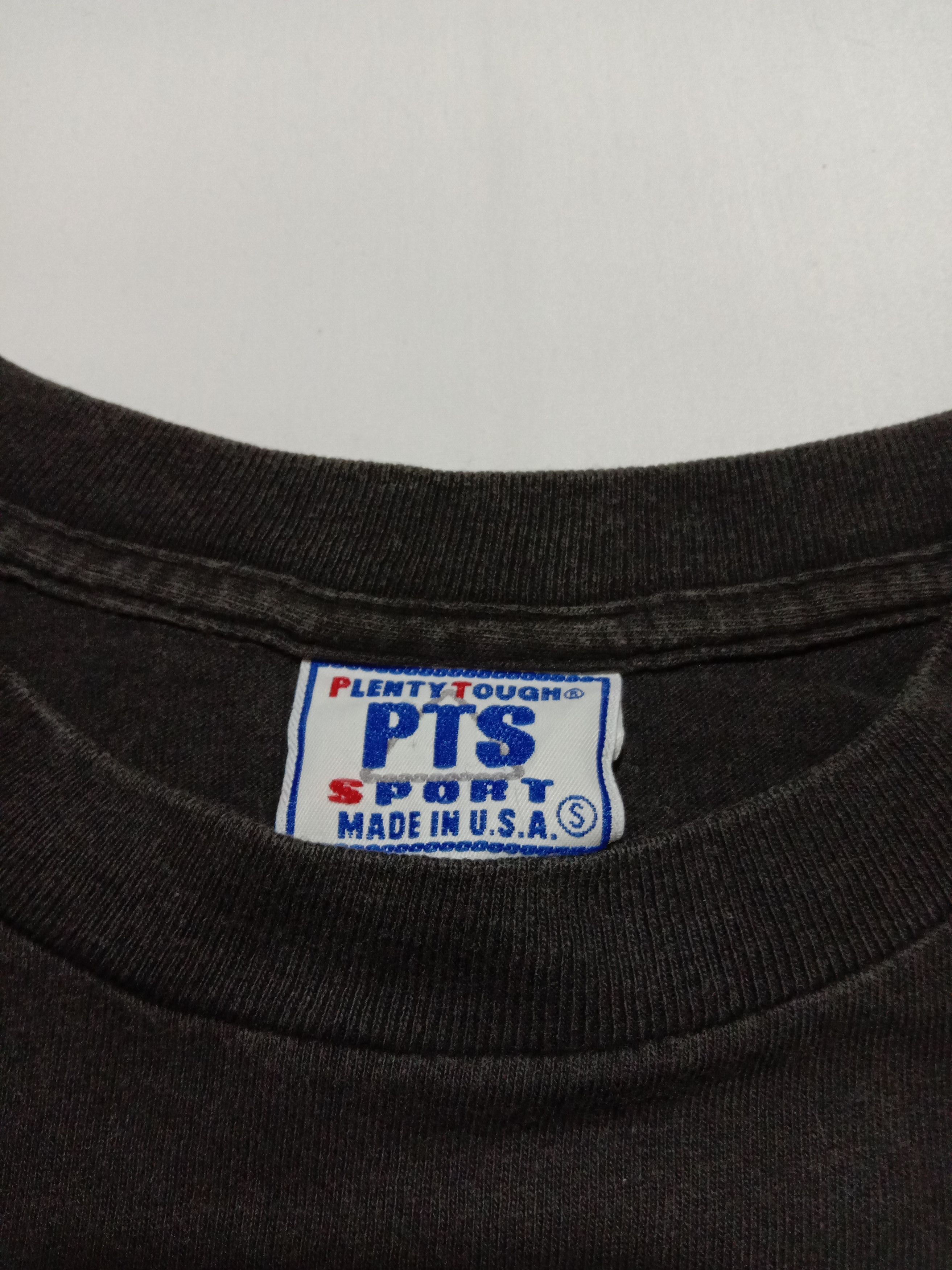 Vintage Vintage 90s Plenty Tough Sport Tee USA Skate Rap Hip Hop Size S / US 4 / IT 40 - 3 Thumbnail