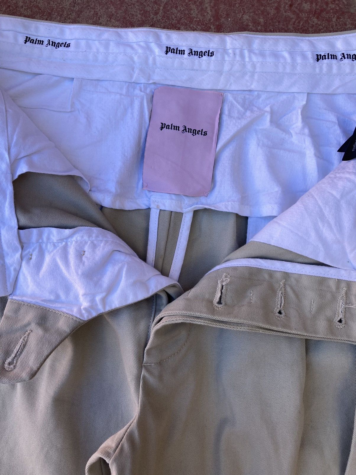 Palm Angels Palm Angels Gold Side Striped Pants Trousers Size US 34 / EU 50 - 5 Thumbnail