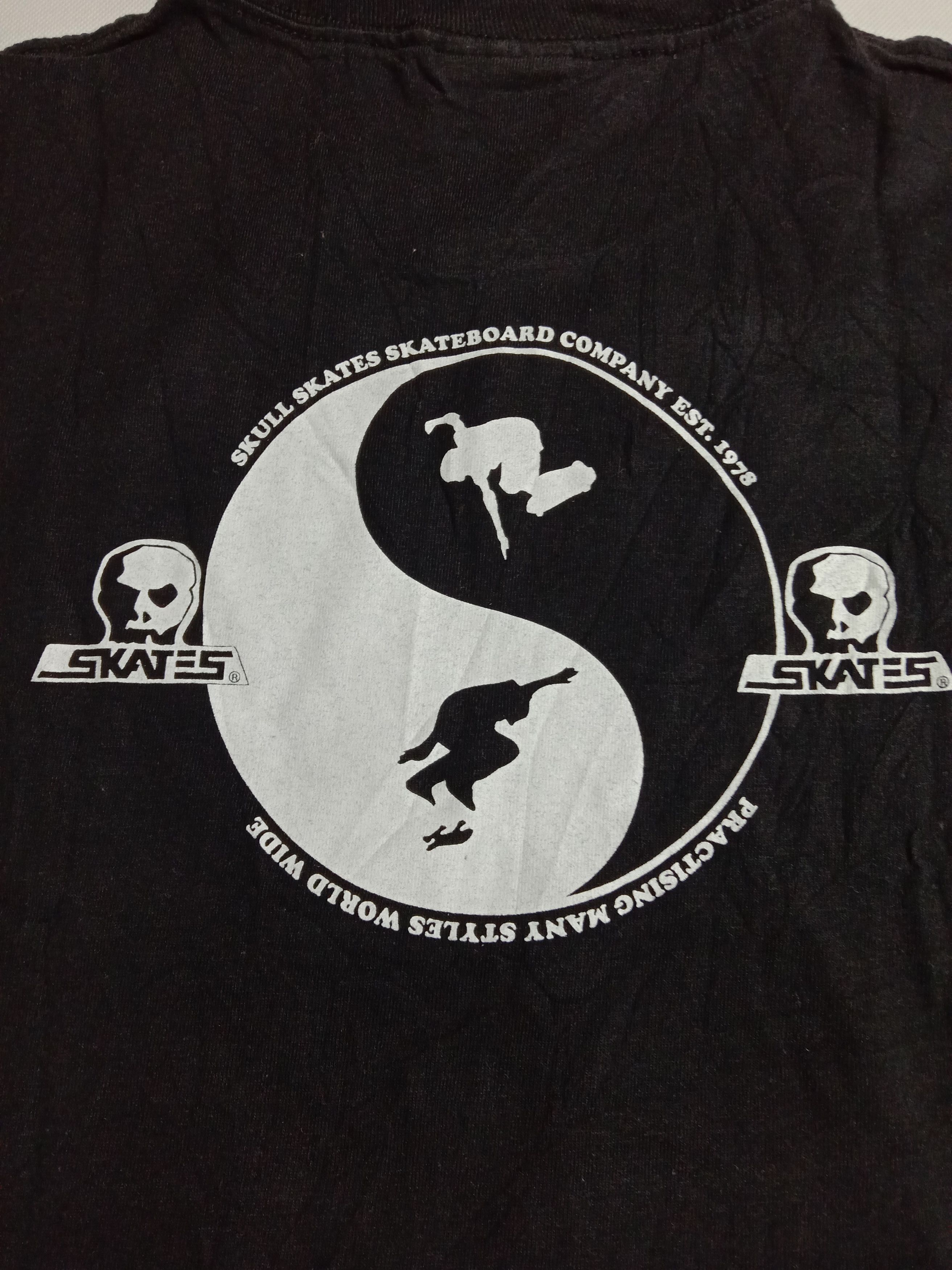 Vintage Skate Lab Skull Skates Skateboard Yin Yan Logo Canada Size US M / EU 48-50 / 2 - 2 Thumbnail