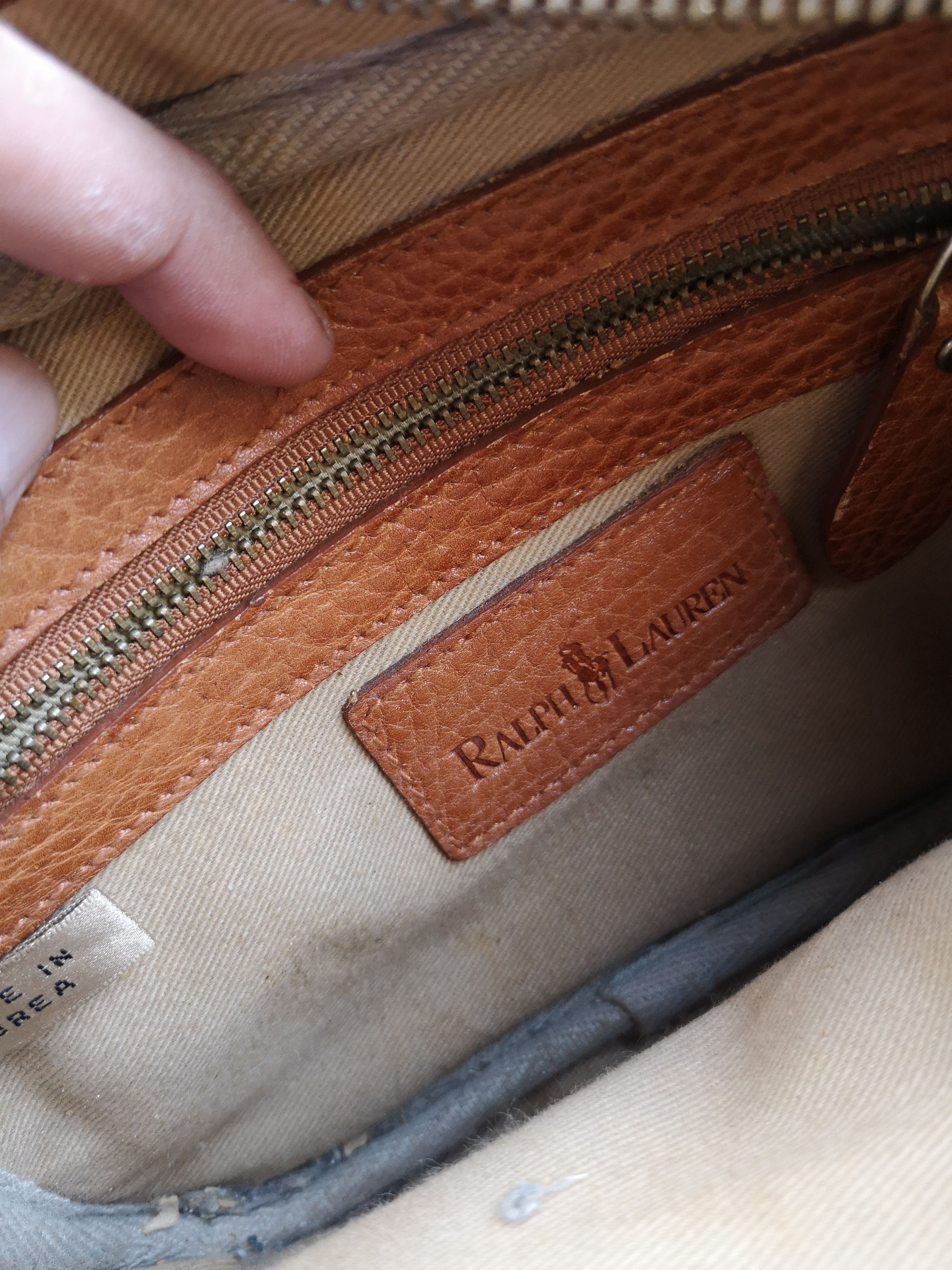 Leather VINTAGE POLO RALPH LAUREN LEATHER SHOULDER BAG Size ONE SIZE - 13 Thumbnail