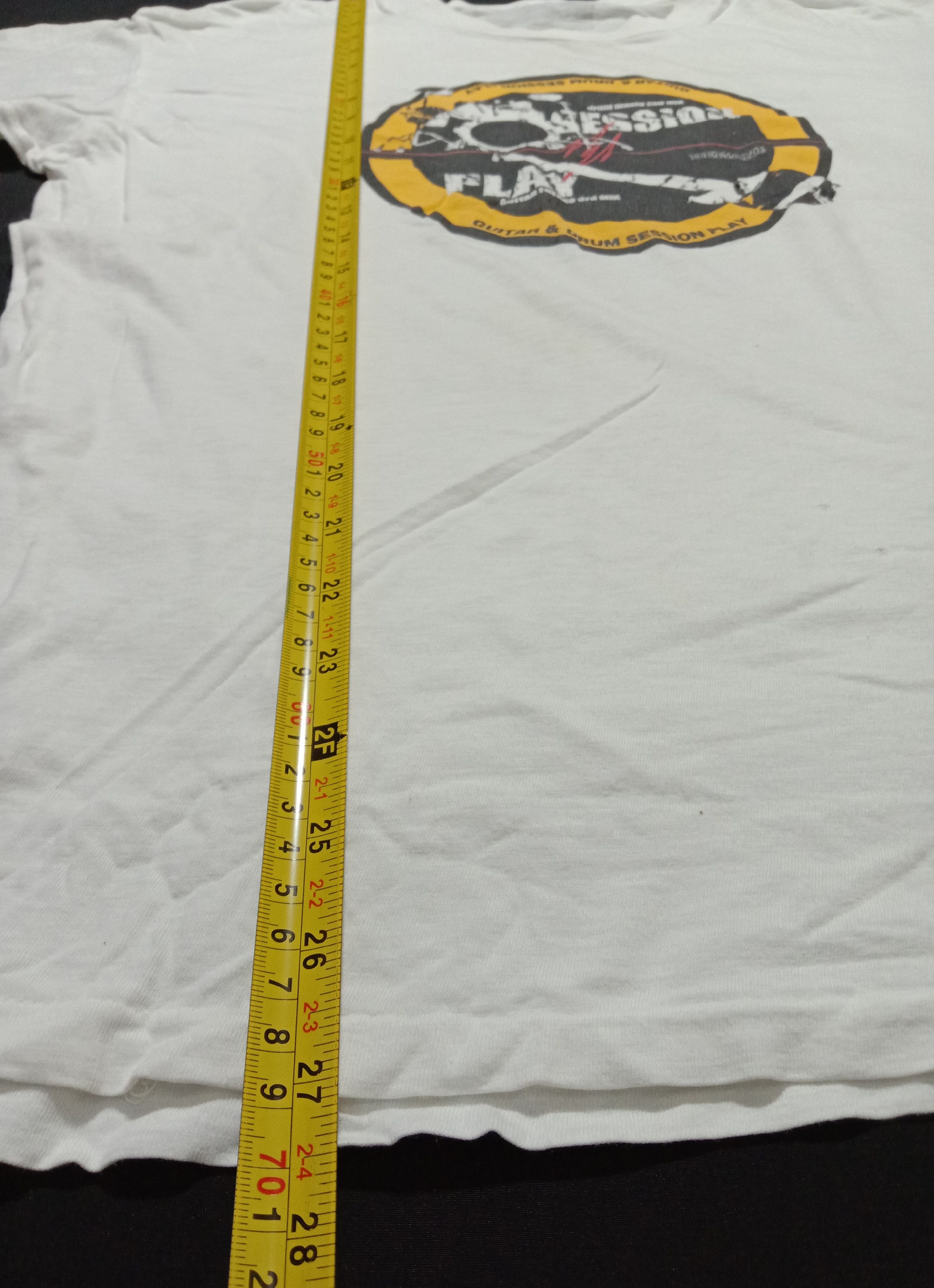 Japanese Brand Bemani Guitar & Drum Session Play Konami Sound Tee Size US L / EU 52-54 / 3 - 9 Thumbnail