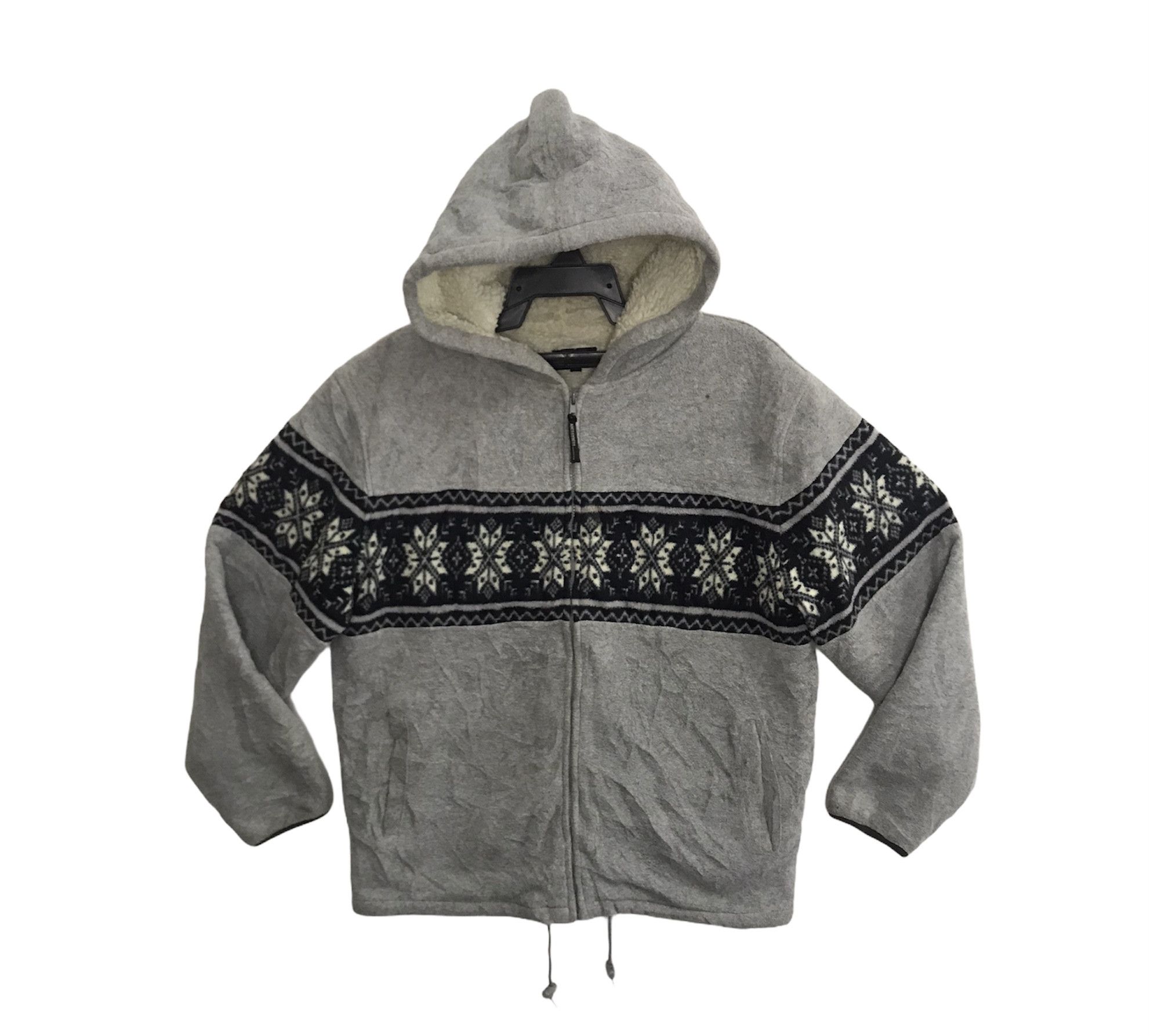 North Sea Clothing × Vintage Vintage Style North Sea Ancestress Sherpa Hoodie Sweatshirt Size US L / EU 52-54 / 3 - 1 Thumbnail