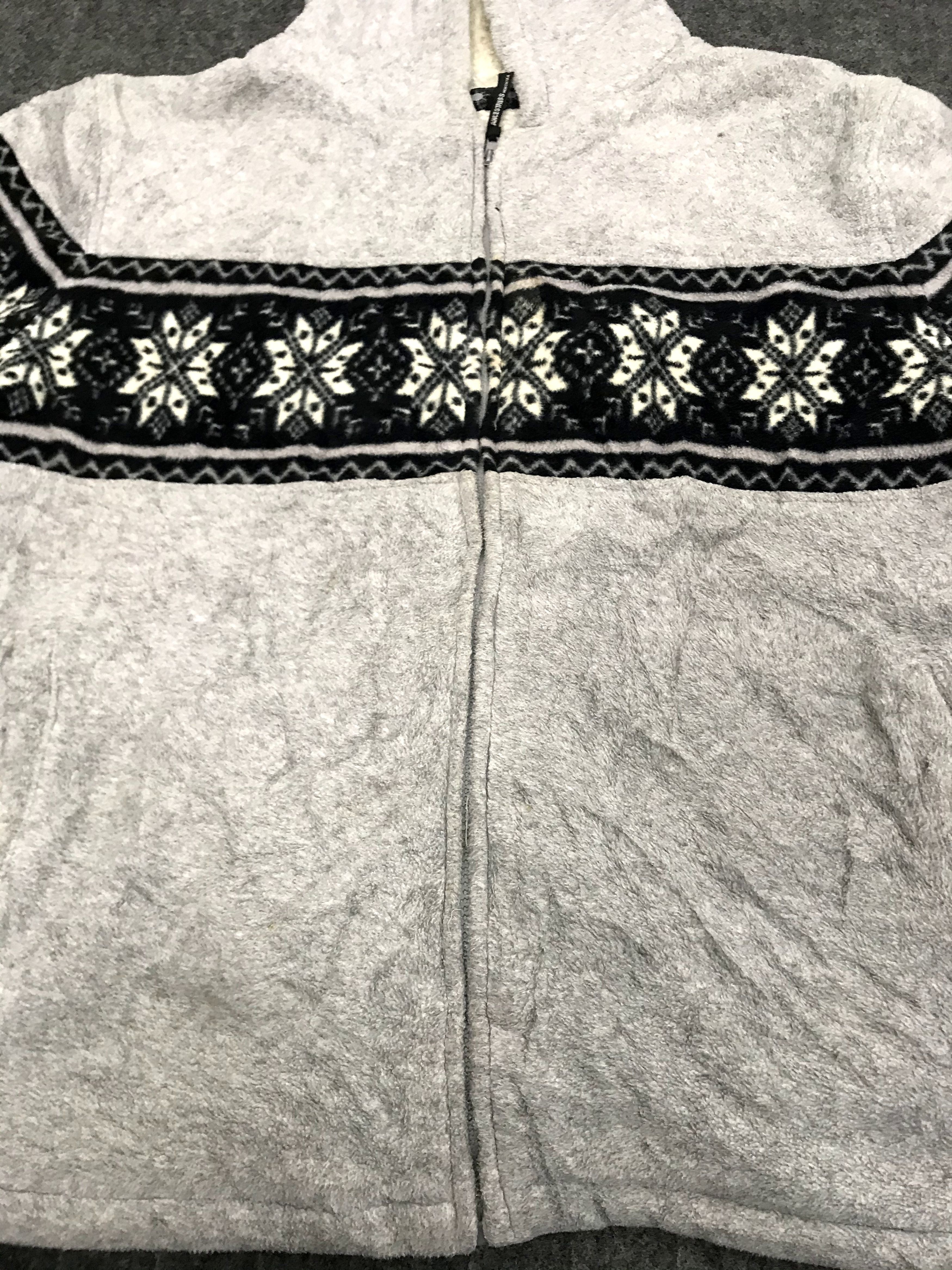 North Sea Clothing × Vintage Vintage Style North Sea Ancestress Sherpa Hoodie Sweatshirt Size US L / EU 52-54 / 3 - 3 Thumbnail