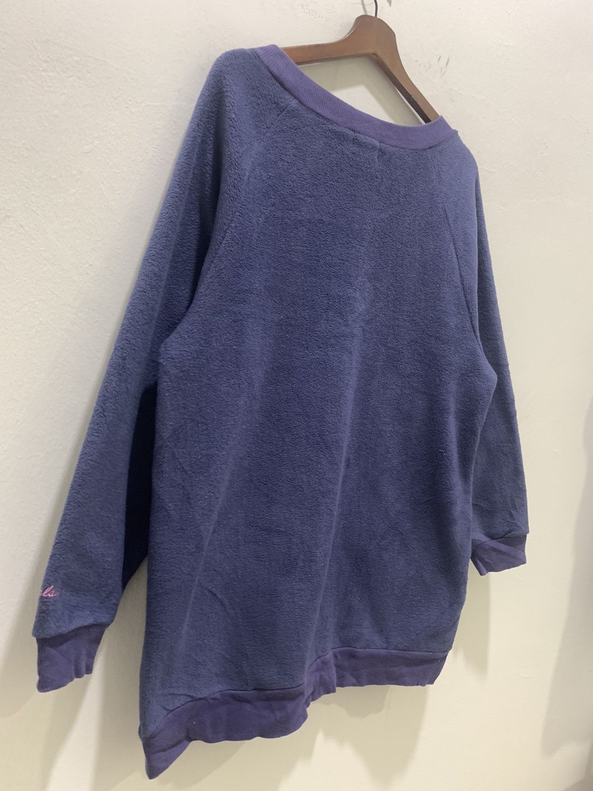 Japanese Brand × Spalding SPALDING Vintage 90s Soft Fleece Sherpa Long Jumper Sweater Size XL / US 12-14 / IT 48-50 - 12 Thumbnail