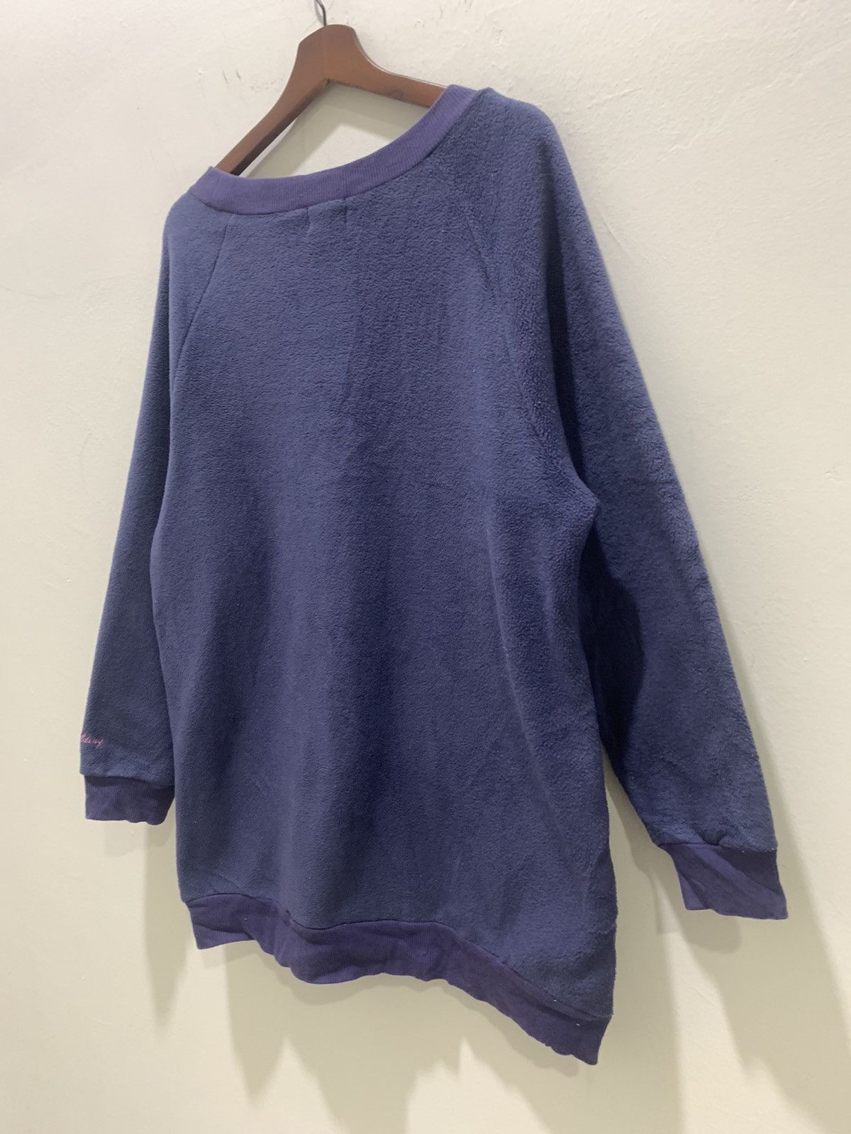 Japanese Brand × Spalding SPALDING Vintage 90s Soft Fleece Sherpa Long Jumper Sweater Size XL / US 12-14 / IT 48-50 - 13 Thumbnail