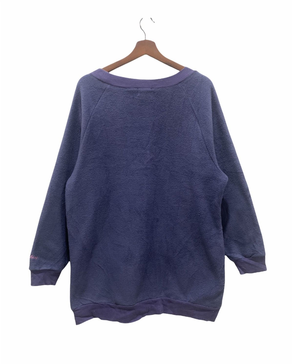 Japanese Brand × Spalding SPALDING Vintage 90s Soft Fleece Sherpa Long Jumper Sweater Size XL / US 12-14 / IT 48-50 - 2 Thumbnail