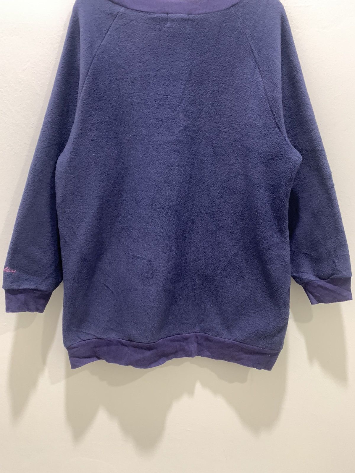 Japanese Brand × Spalding SPALDING Vintage 90s Soft Fleece Sherpa Long Jumper Sweater Size XL / US 12-14 / IT 48-50 - 11 Thumbnail