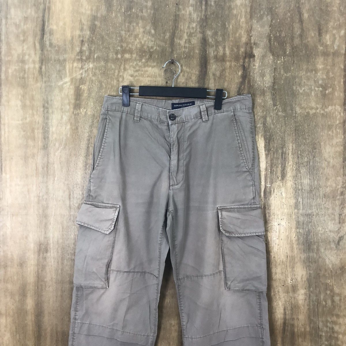 Banana Republic × Designer Banana Republic Brown Multipocket Cargo pants #6283 Size US 32 / EU 48 - 2 Thumbnail