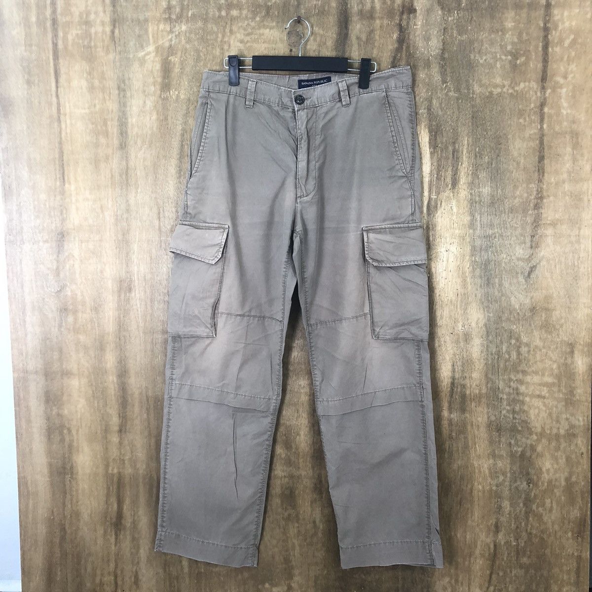 Banana Republic × Designer Banana Republic Brown Multipocket Cargo pants #6283 Size US 32 / EU 48 - 1 Thumbnail