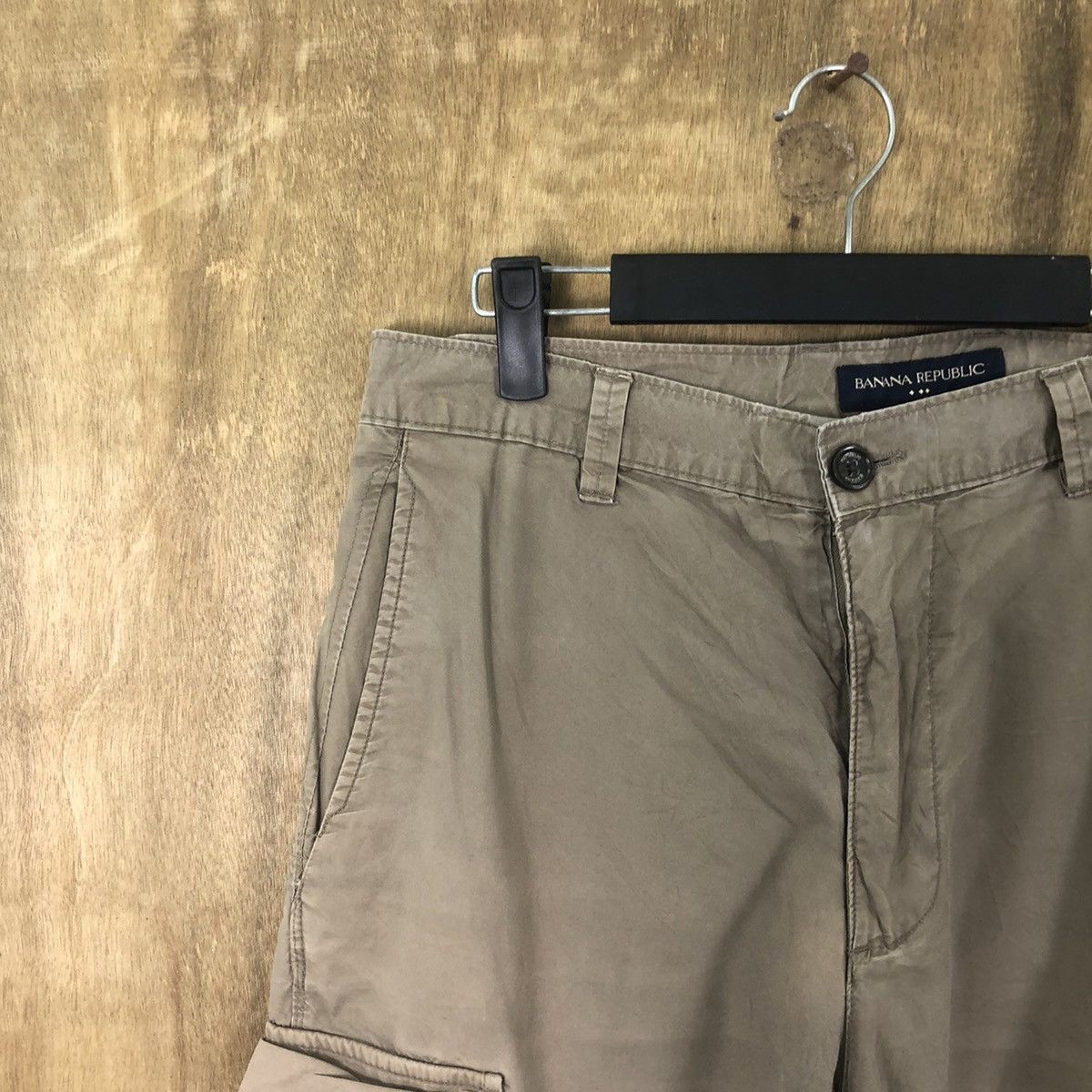 Banana Republic × Designer Banana Republic Brown Multipocket Cargo pants #6283 Size US 32 / EU 48 - 4 Thumbnail