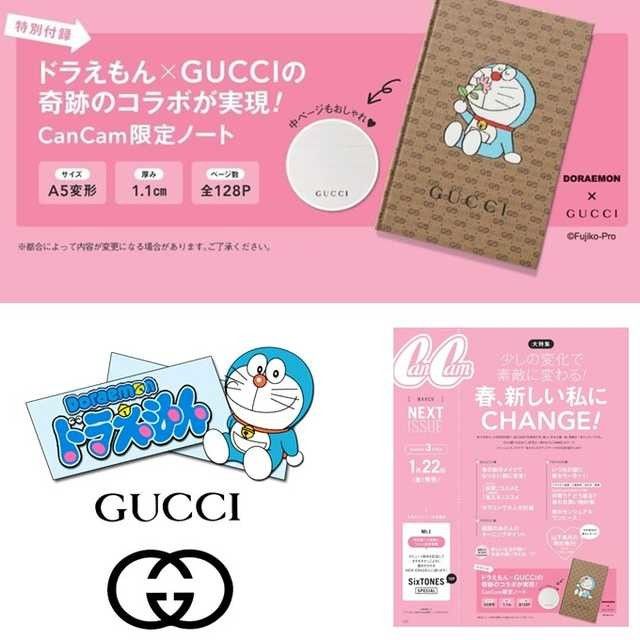 Gucci 🔥 DORAEMON Notebook Monogram GG Journal Diary Size ONE SIZE - 7 Thumbnail