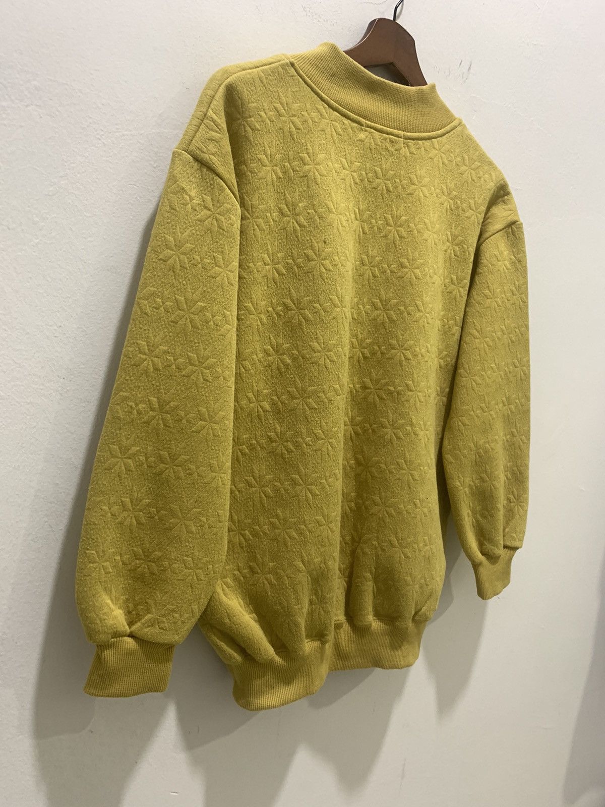 Aran Isles Knitwear × Designer × Pas De Faux PAS DE TROIS Vintage Snow Monogram Allover Jumper Sweater Size M / US 6-8 / IT 42-44 - 10 Thumbnail