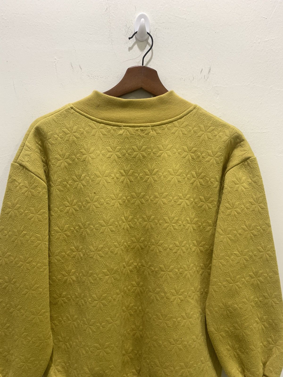 Aran Isles Knitwear × Designer × Pas De Faux PAS DE TROIS Vintage Snow Monogram Allover Jumper Sweater Size M / US 6-8 / IT 42-44 - 8 Thumbnail