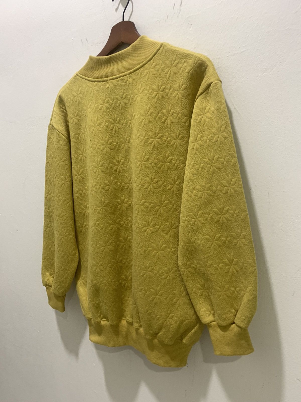 Aran Isles Knitwear × Designer × Pas De Faux PAS DE TROIS Vintage Snow Monogram Allover Jumper Sweater Size M / US 6-8 / IT 42-44 - 11 Thumbnail