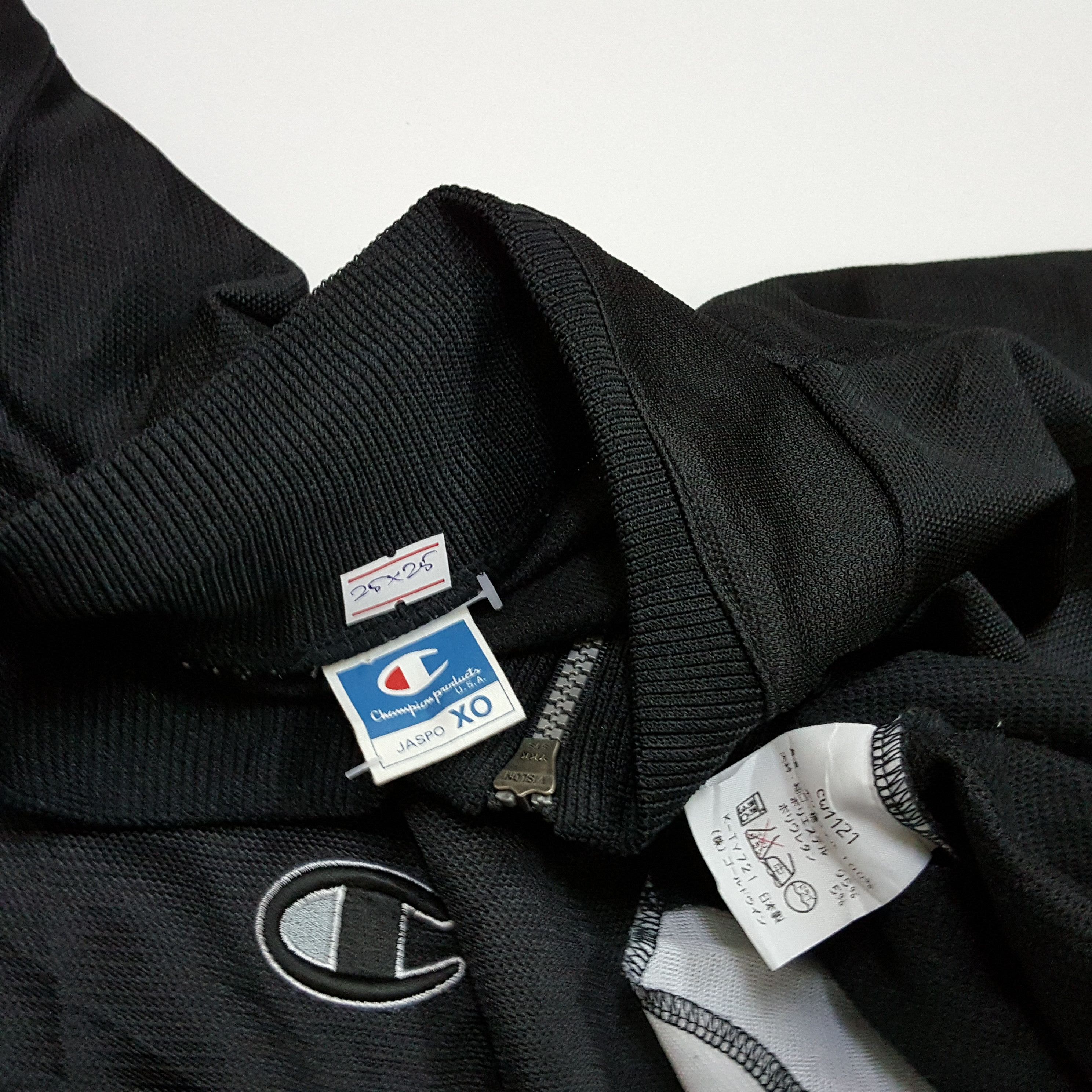 Champion × Vintage Vintage Champion black jacket Size US L / EU 52-54 / 3 - 3 Thumbnail