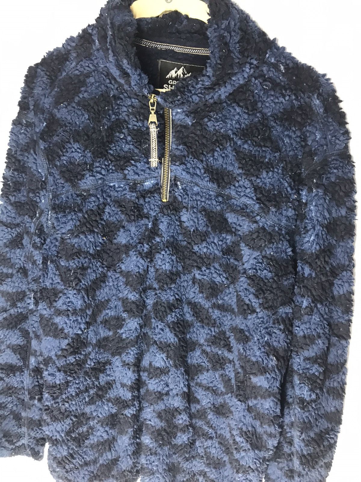 Japanese Brand Vintage fleece sweatshirt half zipper by grizzly sherpa Size US M / EU 48-50 / 2 - 5 Thumbnail