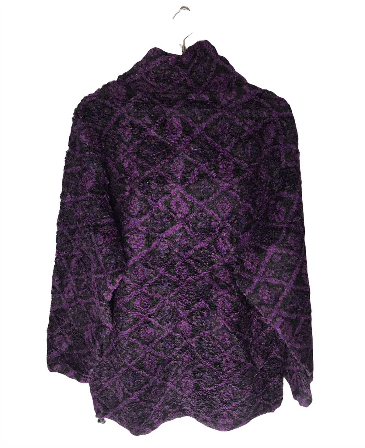 Japanese Brand Vintage fleece sweatshirt half zipper by blueky Size US M / EU 48-50 / 2 - 2 Thumbnail