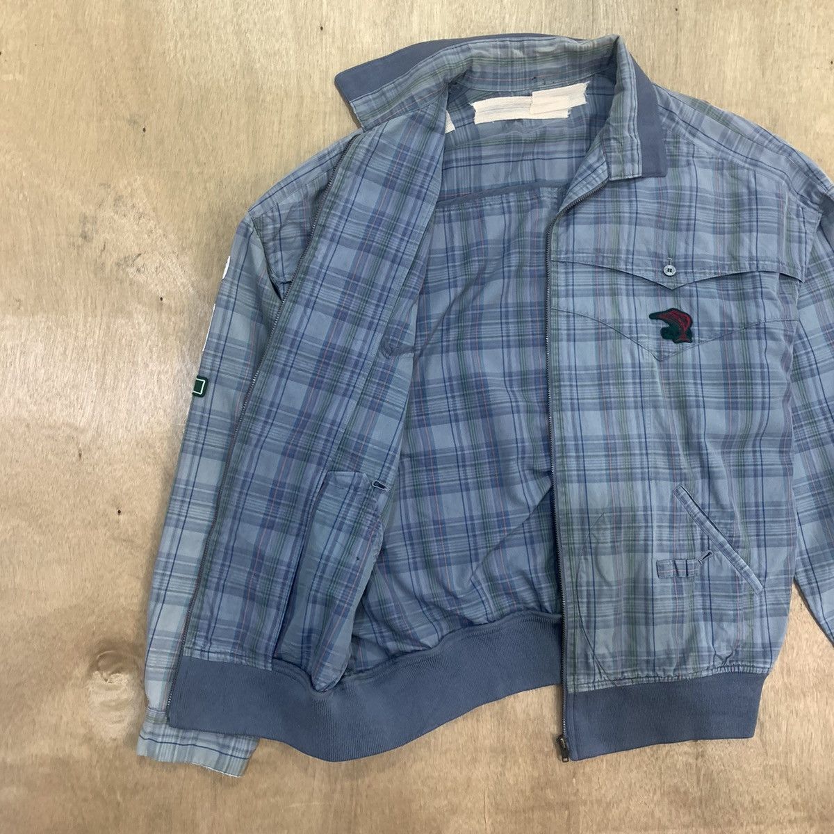 Flannel × Maniere De Vior VTG 80s PAPAS MANIERE DE HEMING Golf Tartan Flannel Jacket Size US L / EU 52-54 / 3 - 20 Thumbnail
