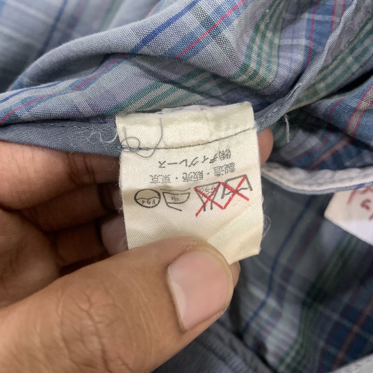 Flannel × Maniere De Vior VTG 80s PAPAS MANIERE DE HEMING Golf Tartan Flannel Jacket Size US L / EU 52-54 / 3 - 24 Thumbnail