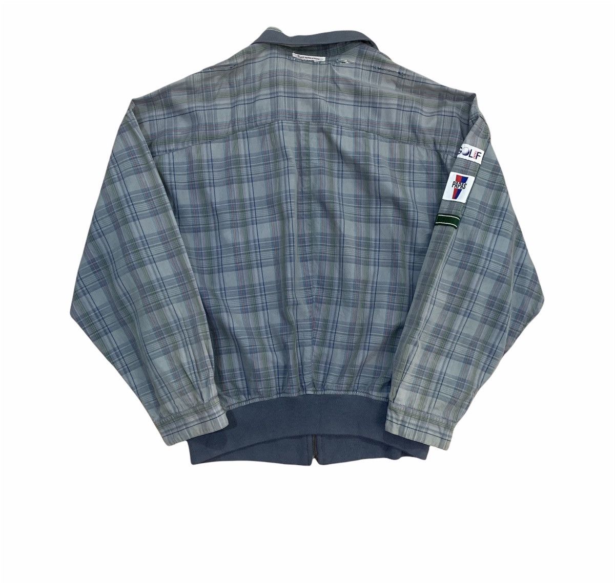 Flannel × Maniere De Vior VTG 80s PAPAS MANIERE DE HEMING Golf Tartan Flannel Jacket Size US L / EU 52-54 / 3 - 2 Thumbnail