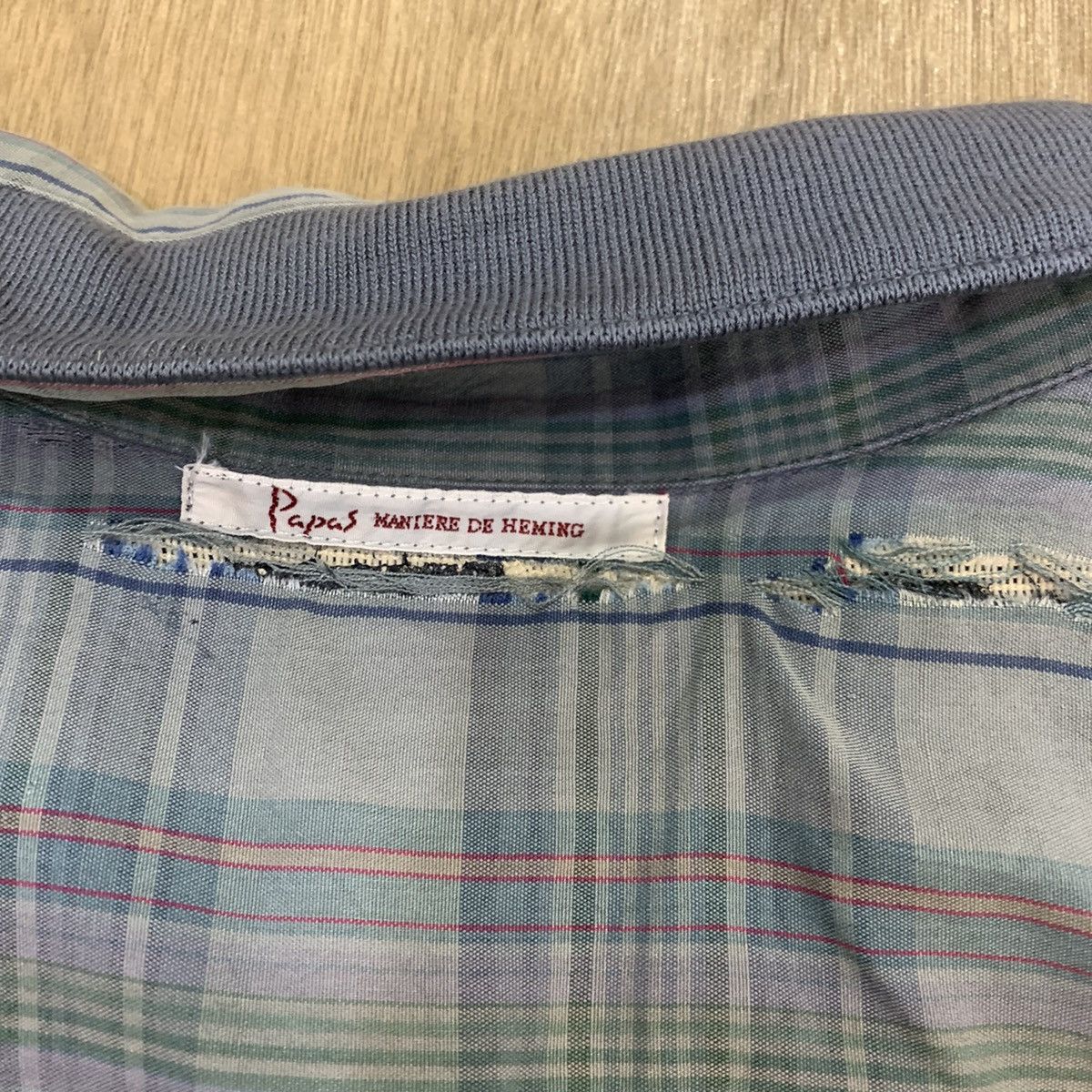 Flannel × Maniere De Vior VTG 80s PAPAS MANIERE DE HEMING Golf Tartan Flannel Jacket Size US L / EU 52-54 / 3 - 19 Thumbnail