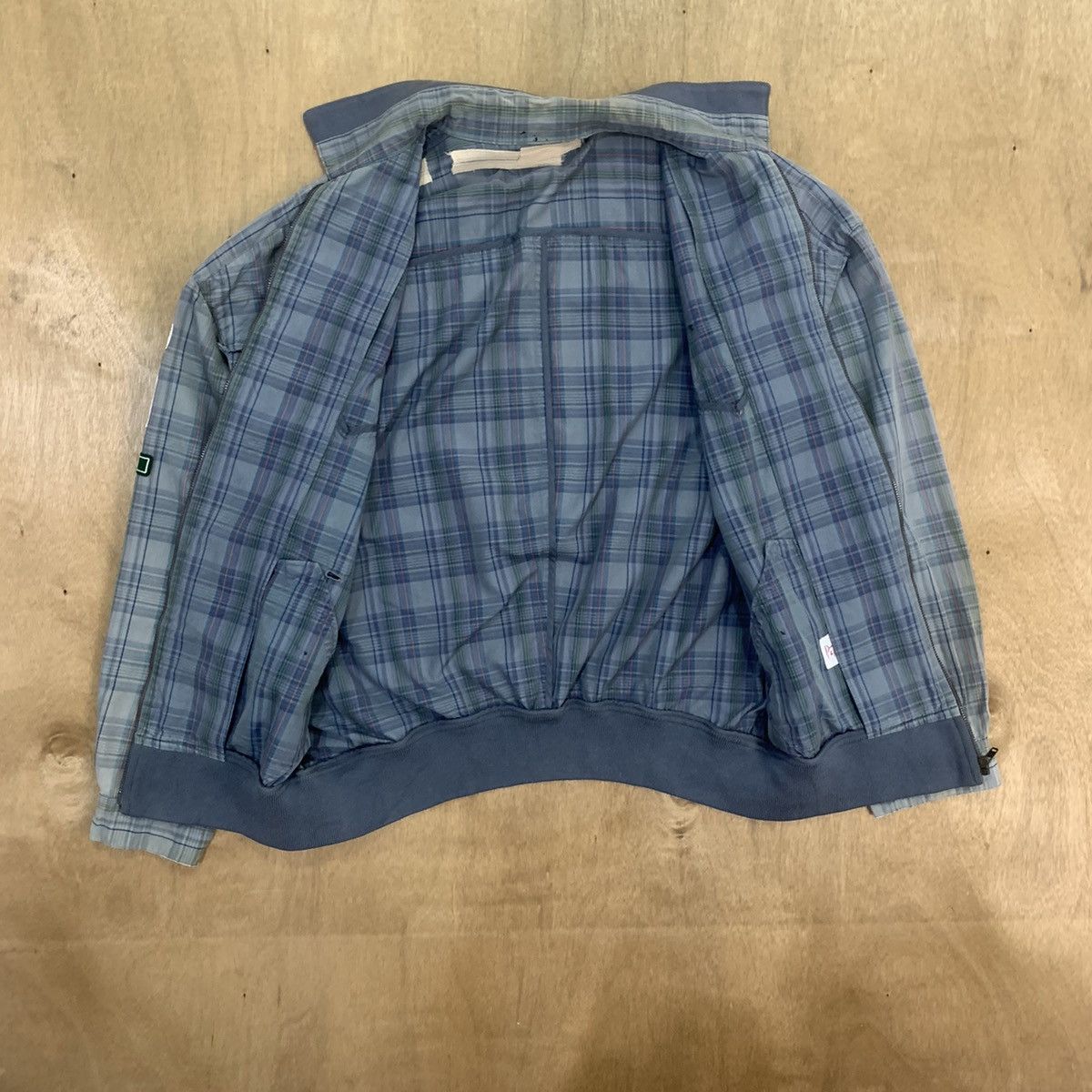Flannel × Maniere De Vior VTG 80s PAPAS MANIERE DE HEMING Golf Tartan Flannel Jacket Size US L / EU 52-54 / 3 - 22 Thumbnail