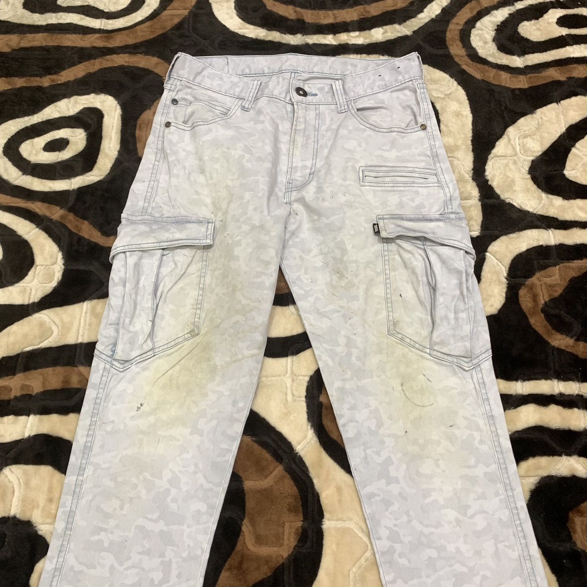 Japanese Brand TORA Austria Camo Fullprint Multipocket Utility Cargo Pant Size US 31 - 4 Thumbnail