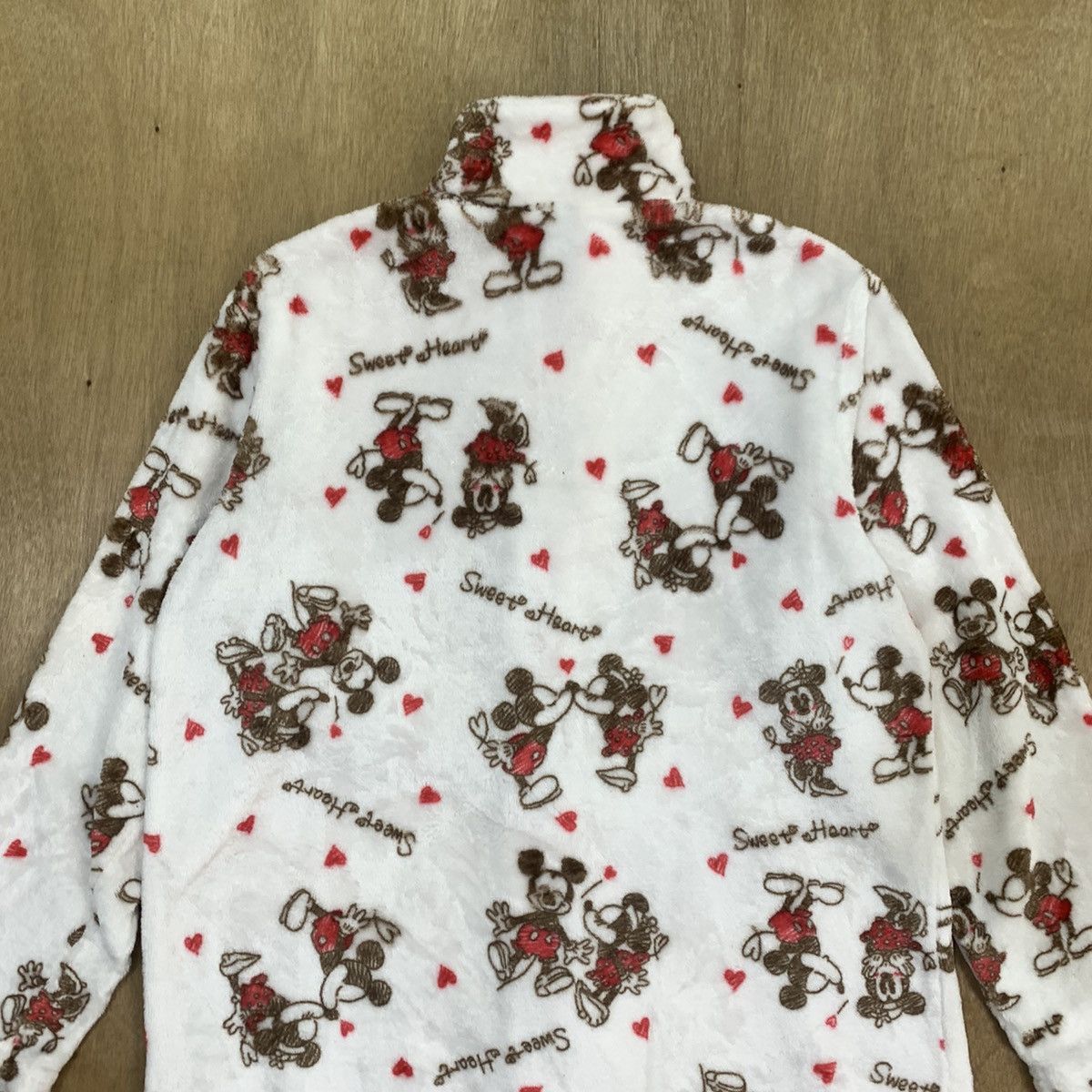 Disney × Mickey Mouse × Velvet DISNEY MICKEY Fullprinted Monogram Fleece Sleepwear Jacket Size M / US 6-8 / IT 42-44 - 11 Thumbnail