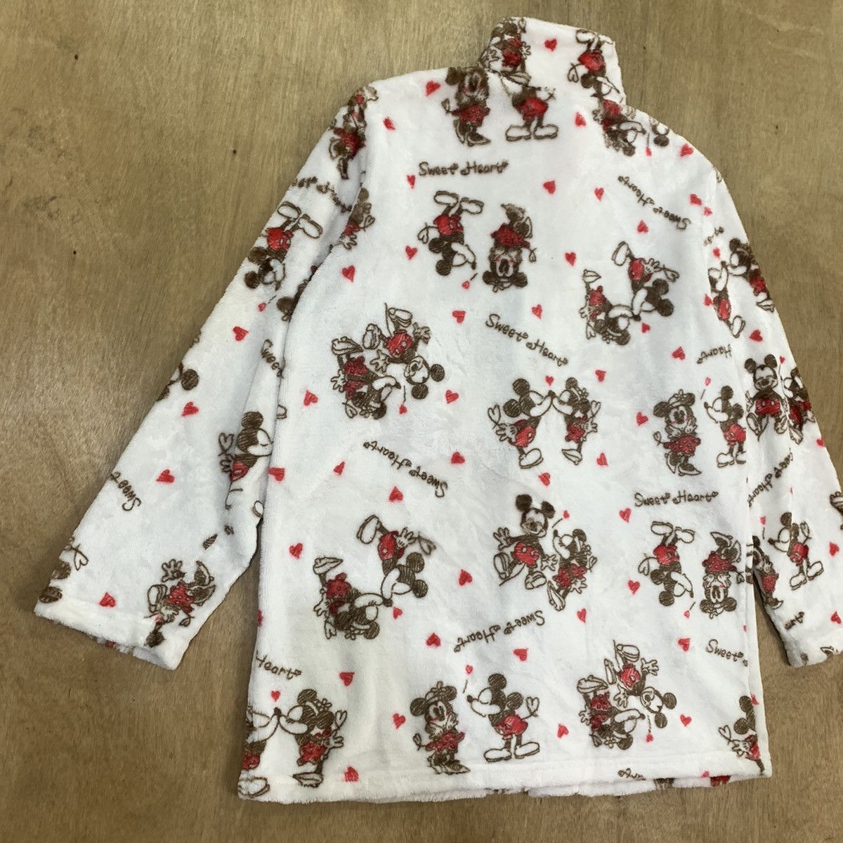 Disney × Mickey Mouse × Velvet DISNEY MICKEY Fullprinted Monogram Fleece Sleepwear Jacket Size M / US 6-8 / IT 42-44 - 13 Thumbnail