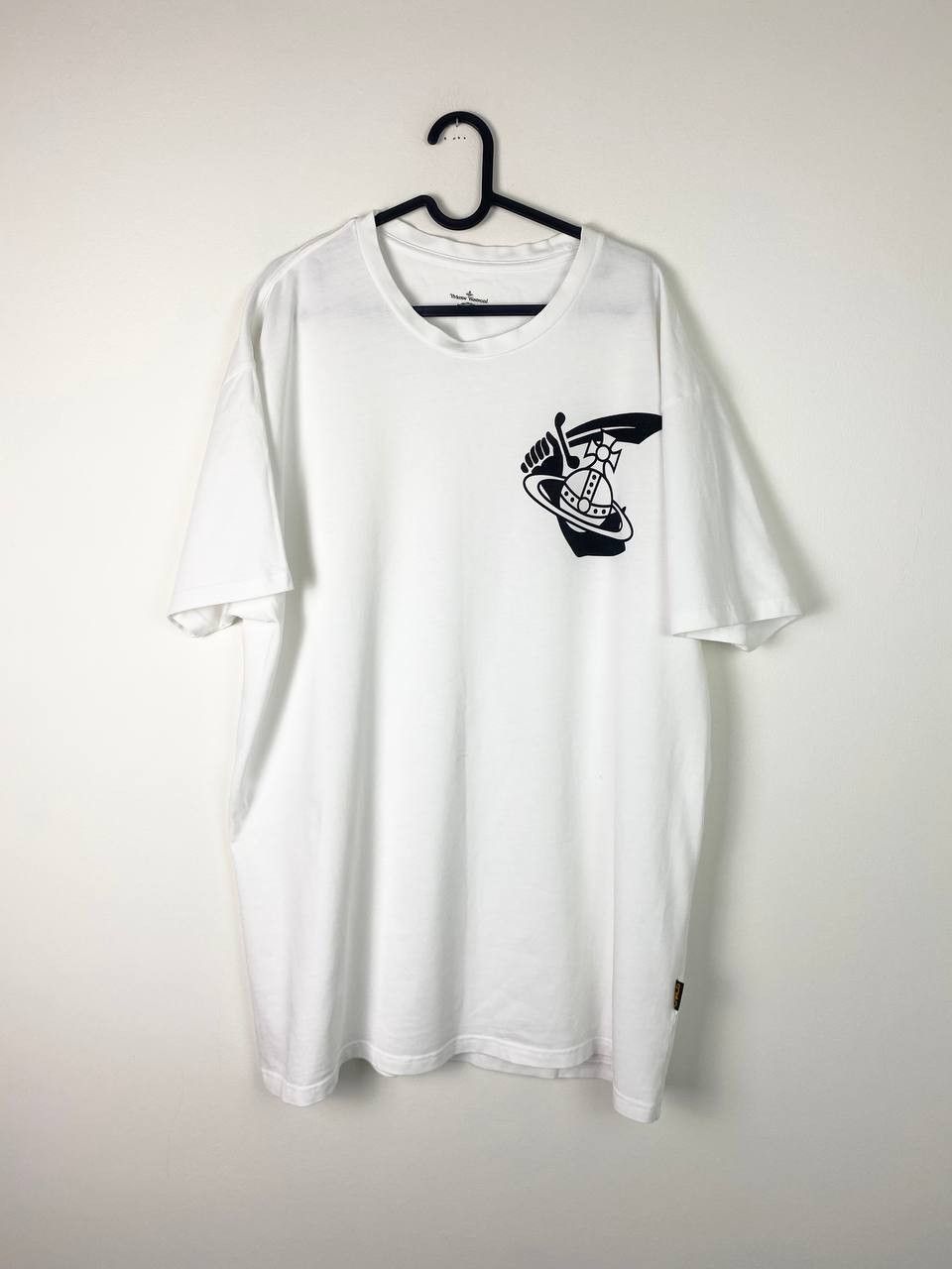 Pre-owned Vivienne Westwood Oversize Chaos Anglomania T-shirt In White
