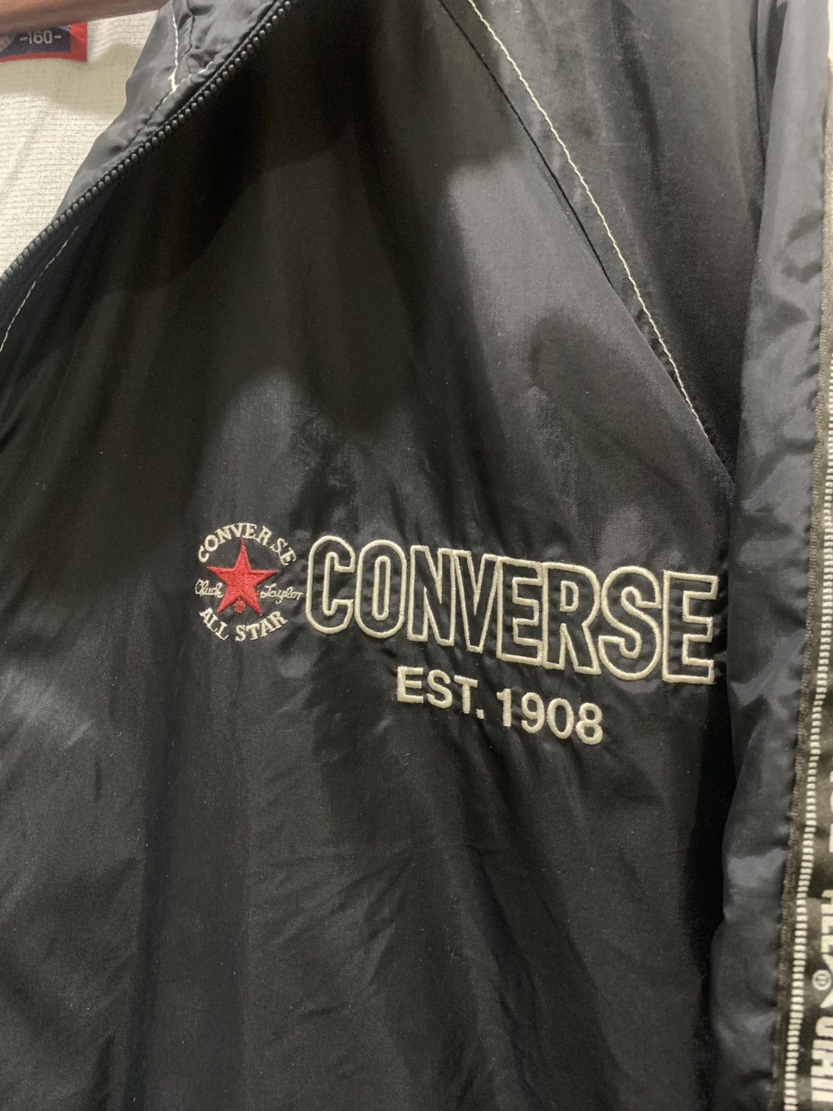 Converse × Goretex CONVERSE 90s Ski Side Tape Nylon Windbreaker Hoodie Jacket Size US XL / EU 56 / 4 - 11 Thumbnail
