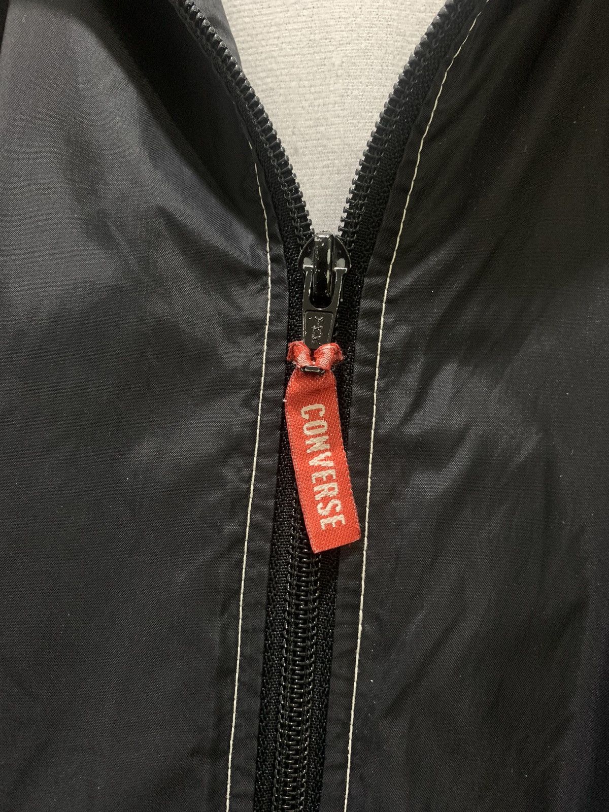 Converse × Goretex CONVERSE 90s Ski Side Tape Nylon Windbreaker Hoodie Jacket Size US XL / EU 56 / 4 - 10 Thumbnail