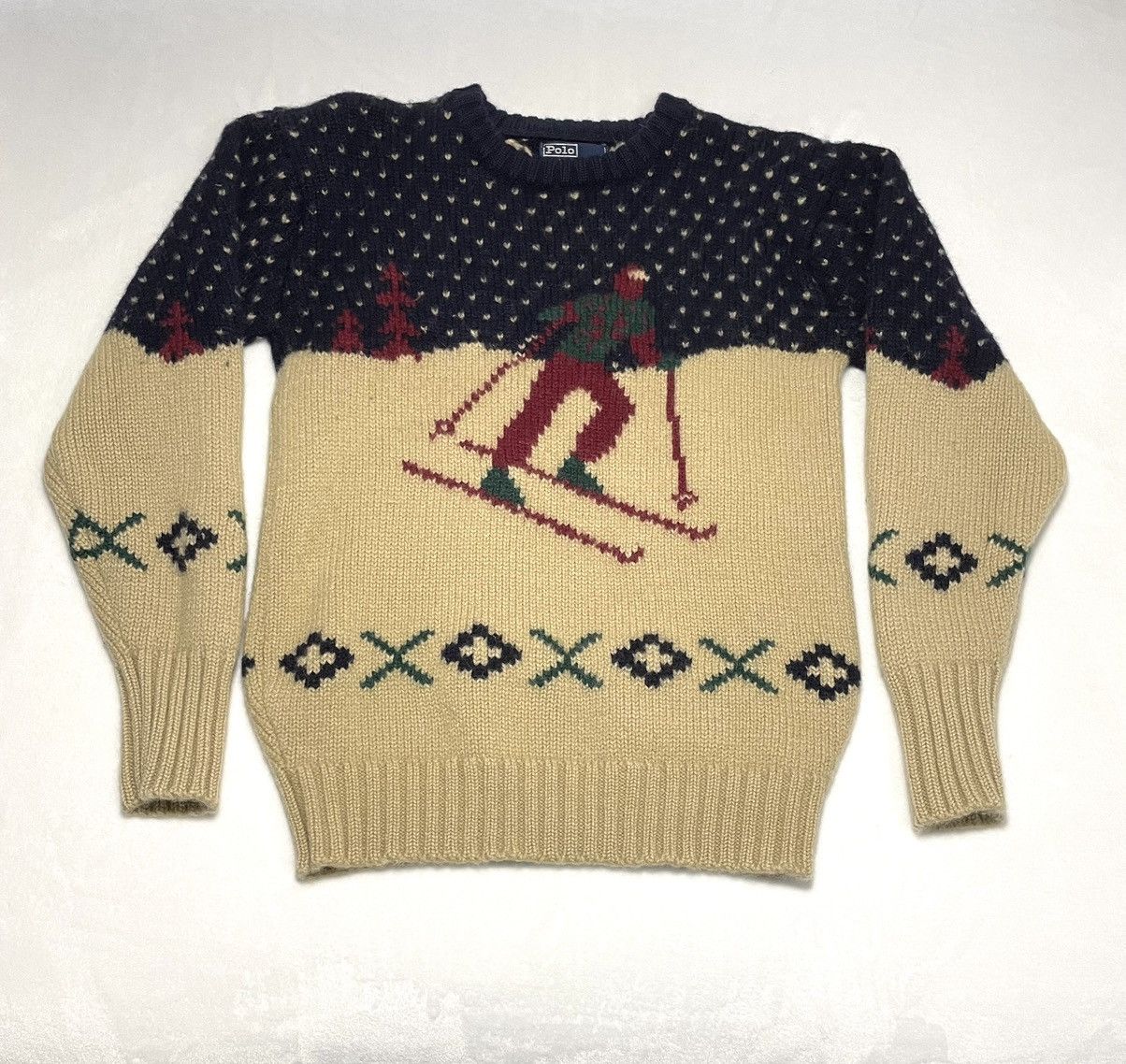 Polo Ralph Lauren Vintage 90s Polo Ralph Lauren Ski Wool Knit