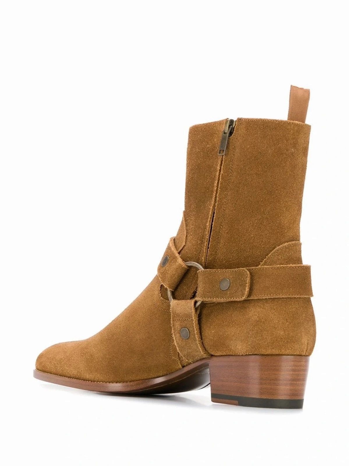Hedi Slimane × Saint Laurent Paris 16SS Hedi Ver Nut Suede Wyatt Harness Boots Sz40 & 41 Size US 7 / EU 40 - 12 Thumbnail