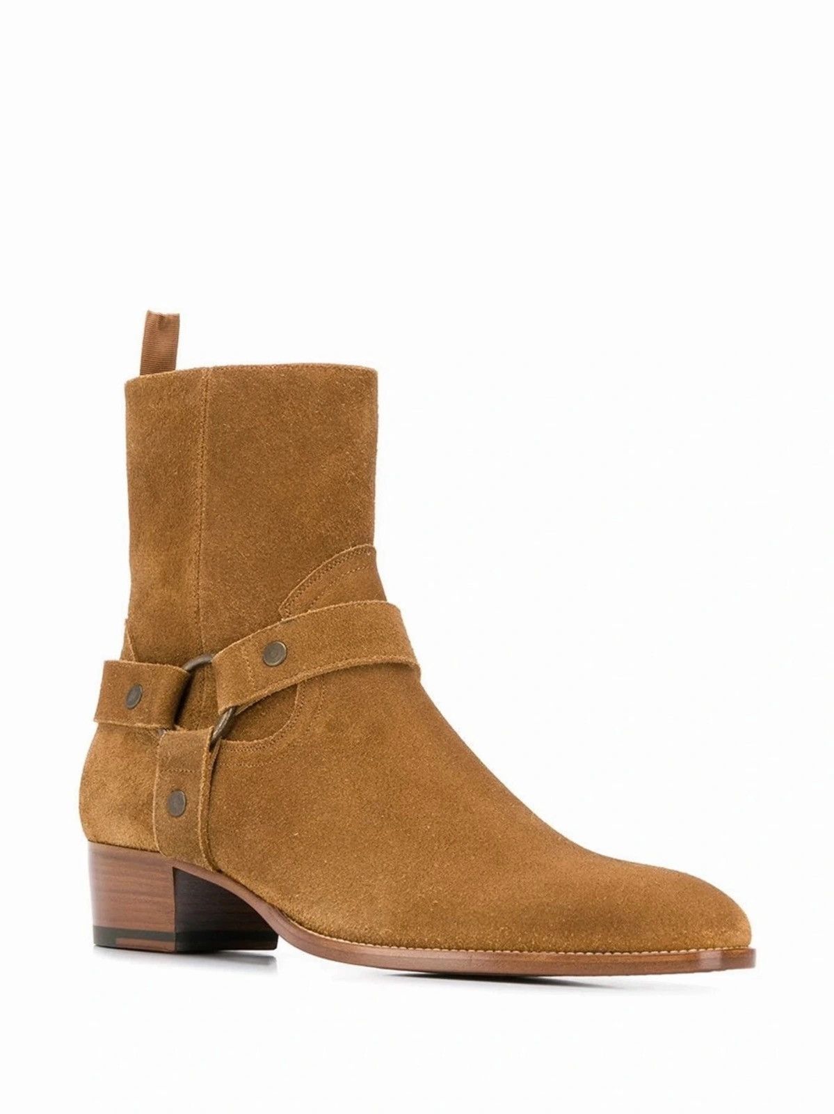 Hedi Slimane × Saint Laurent Paris 16SS Hedi Ver Nut Suede Wyatt Harness Boots Sz40 & 41 Size US 7 / EU 40 - 11 Thumbnail