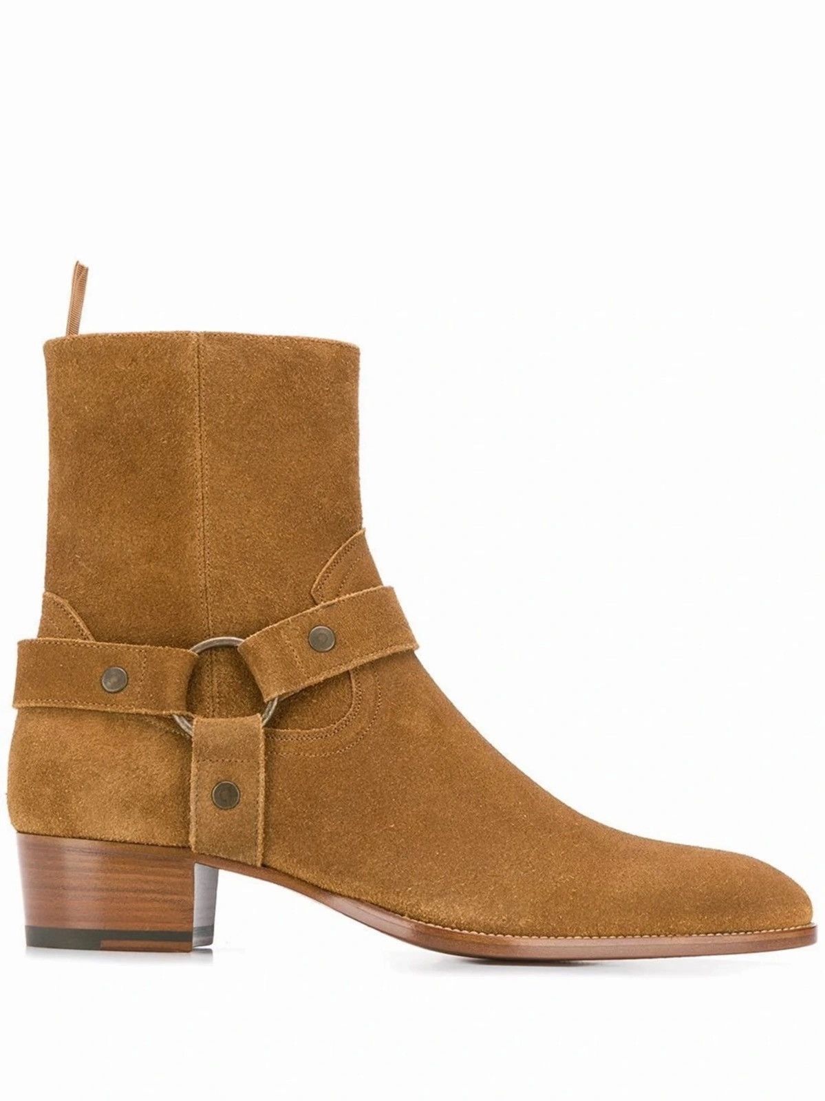 Hedi Slimane × Saint Laurent Paris 16SS Hedi Ver Nut Suede Wyatt Harness Boots Sz40 & 41 Size US 7 / EU 40 - 10 Thumbnail