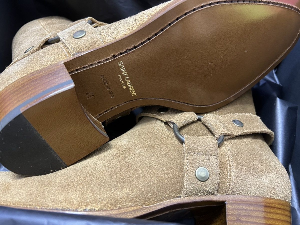 Hedi Slimane × Saint Laurent Paris 16SS Hedi Ver Nut Suede Wyatt Harness Boots Sz40 & 41 Size US 7 / EU 40 - 6 Thumbnail