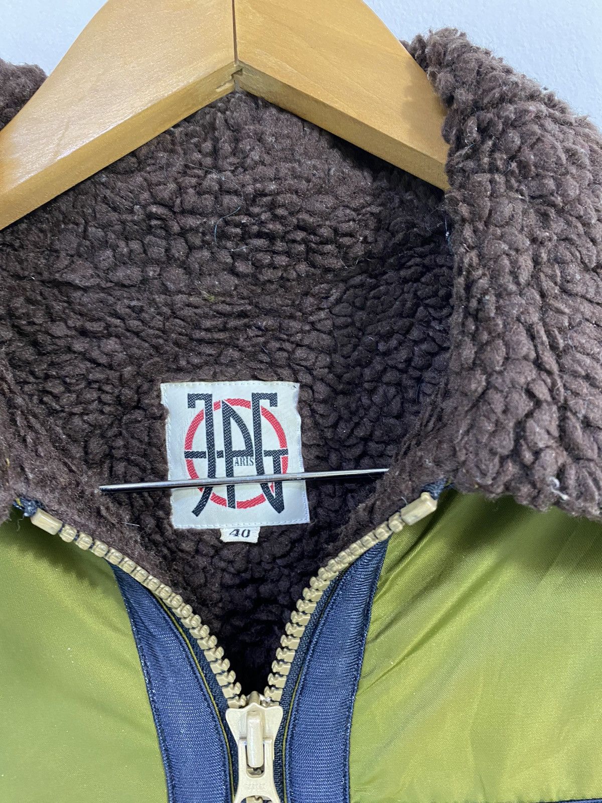 Jean Paul Gaultier JPG Green Military Bomber Jacket Style Fleece inside A/W03 Size US M / EU 48-50 / 2 - 3 Thumbnail