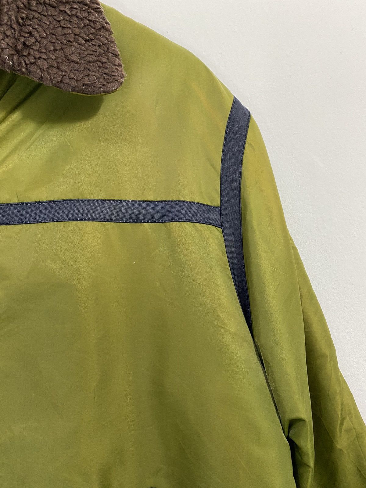 Jean Paul Gaultier JPG Green Military Bomber Jacket Style Fleece inside A/W03 Size US M / EU 48-50 / 2 - 6 Thumbnail