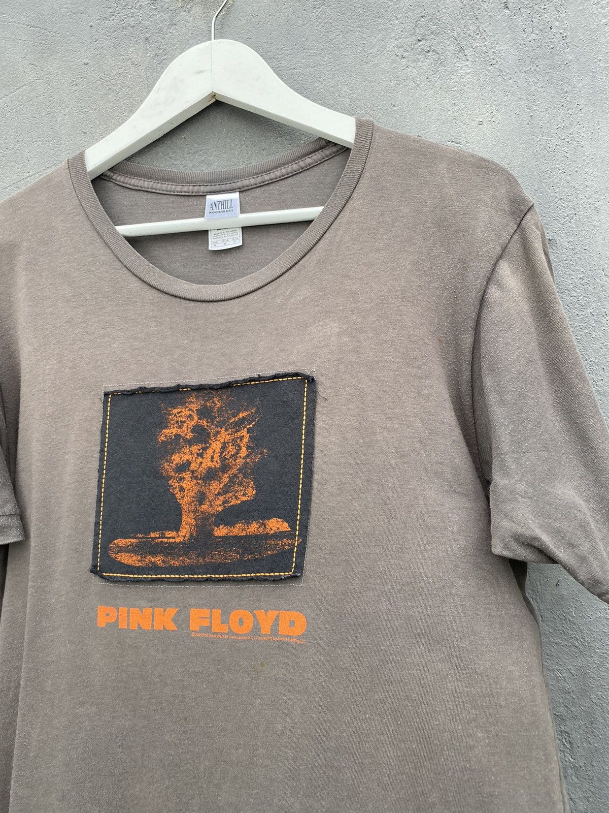 Tennessee River PINK FLOYD Pink Floyd Band T-shirt Band Tee Men's L size cotton Charcoal Vintage Second Hand