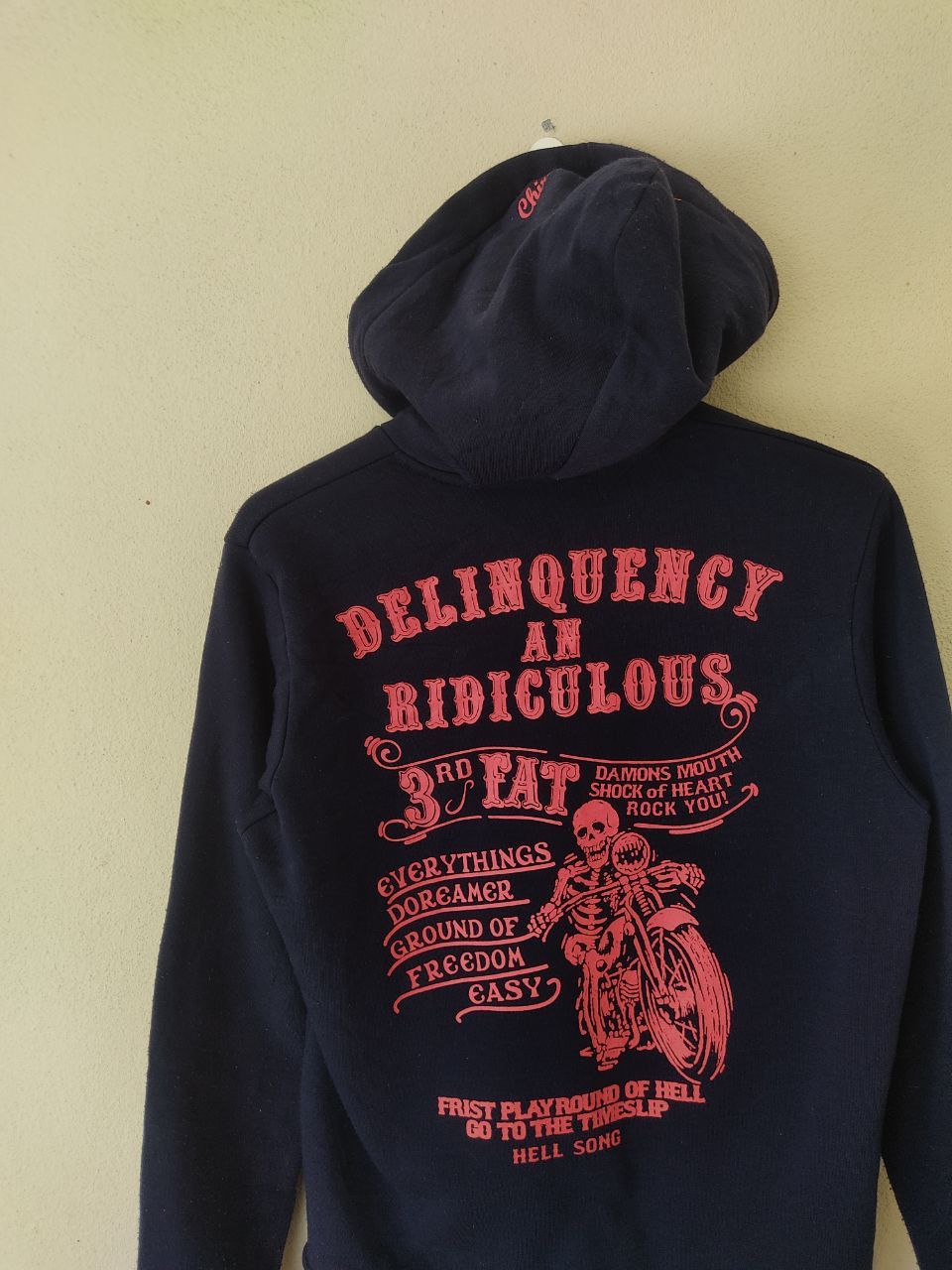 Japanese Brand × Vintage Vintage Delinquency An Ridiculous Moto Hoodie Size US L / EU 52-54 / 3 - 3 Thumbnail
