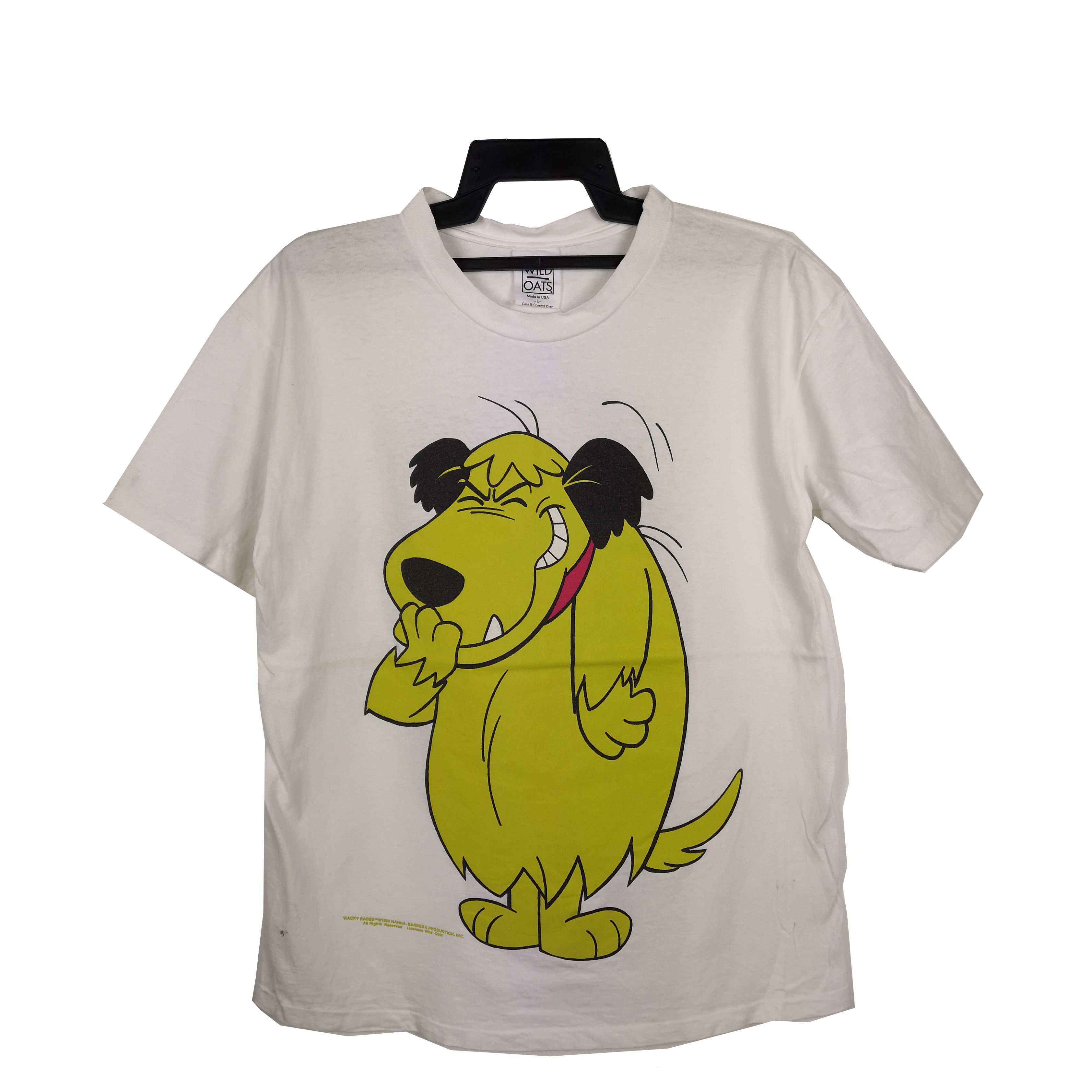 Cartoon Network Vintage Wacky Races 1993 Hanna Barberra T Shirt Tees Size US M / EU 48-50 / 2 - 1 Thumbnail