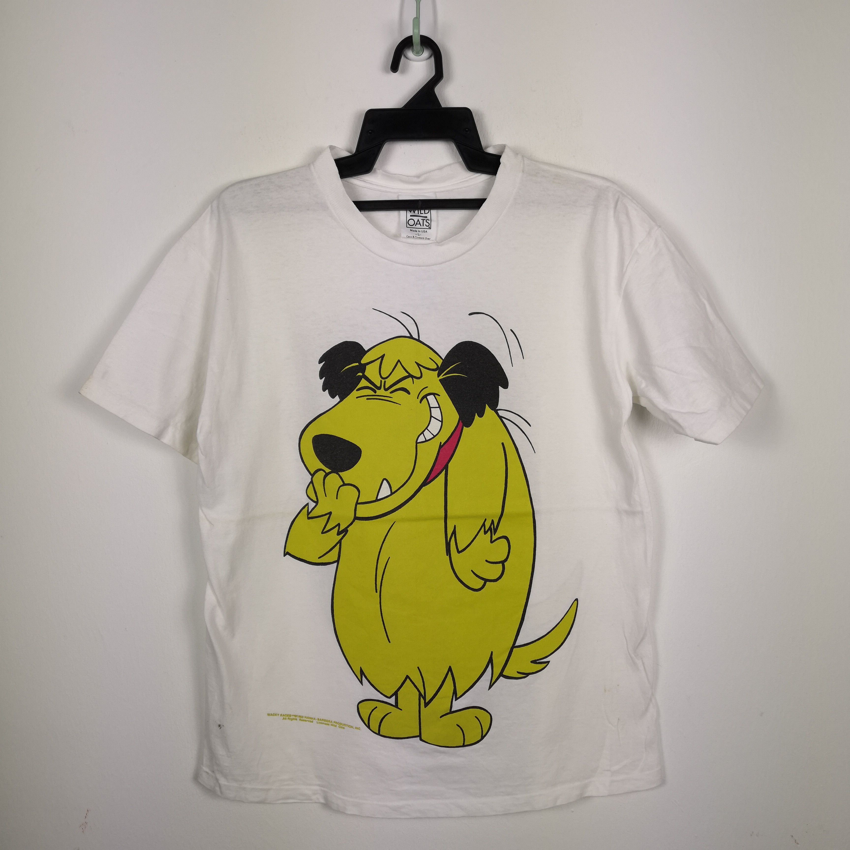 Cartoon Network Vintage Wacky Races 1993 Hanna Barberra T Shirt Tees Size US M / EU 48-50 / 2 - 2 Thumbnail