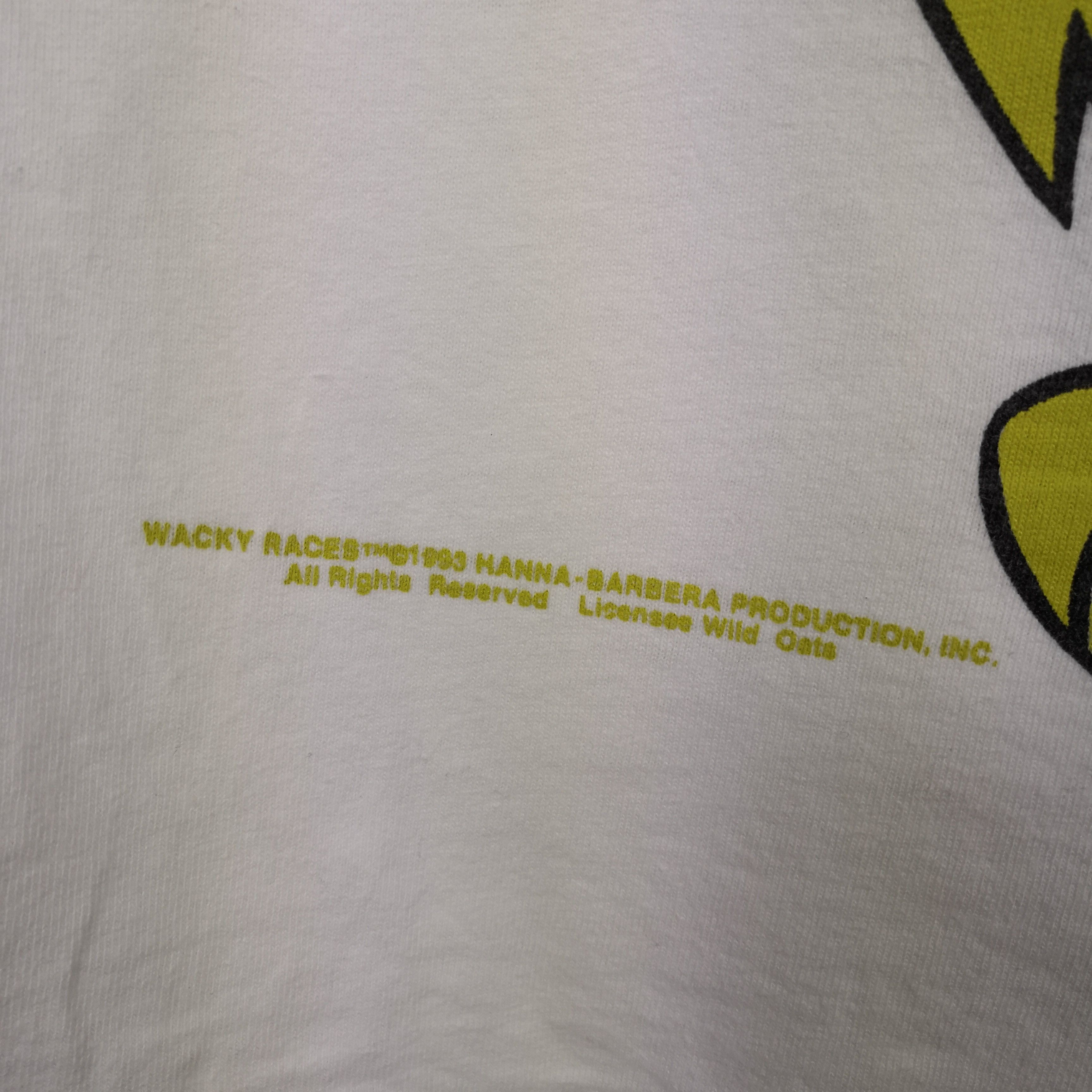 Cartoon Network Vintage Wacky Races 1993 Hanna Barberra T Shirt Tees Size US M / EU 48-50 / 2 - 6 Thumbnail