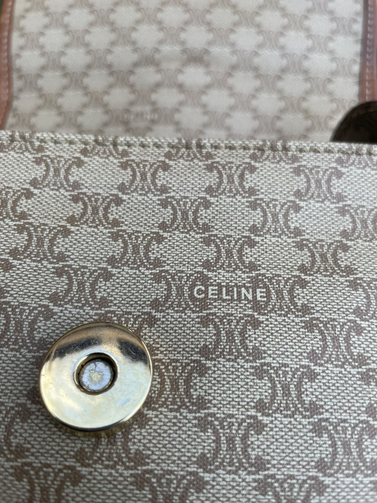 Celine × Designer × Vintage Celine Paris Vintage 90’s M09 Macadam Shoulder Bag Size ONE SIZE - 15 Thumbnail